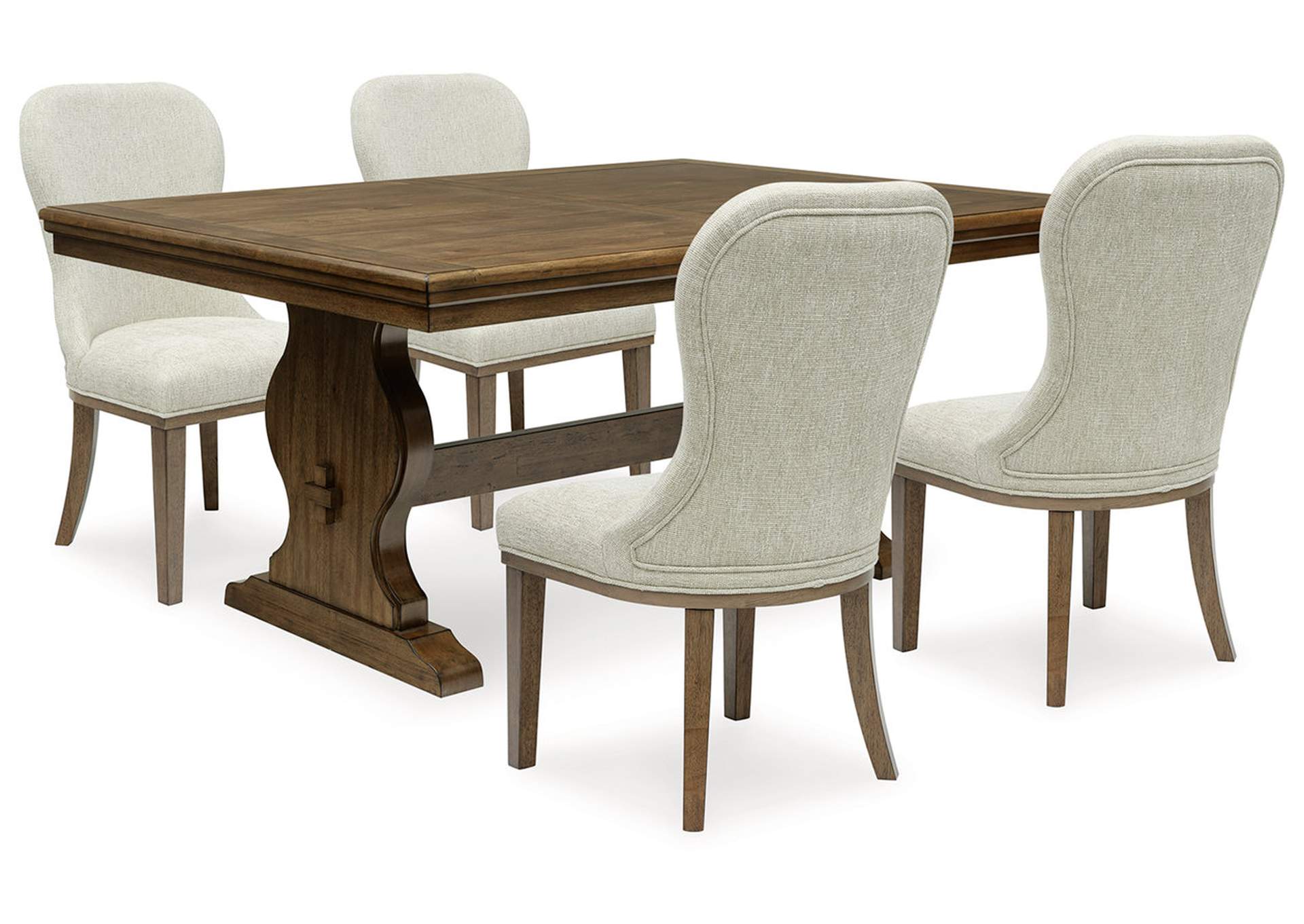 Sturlayne Dining Table and 4 Chairs with Storage,Benchcraft