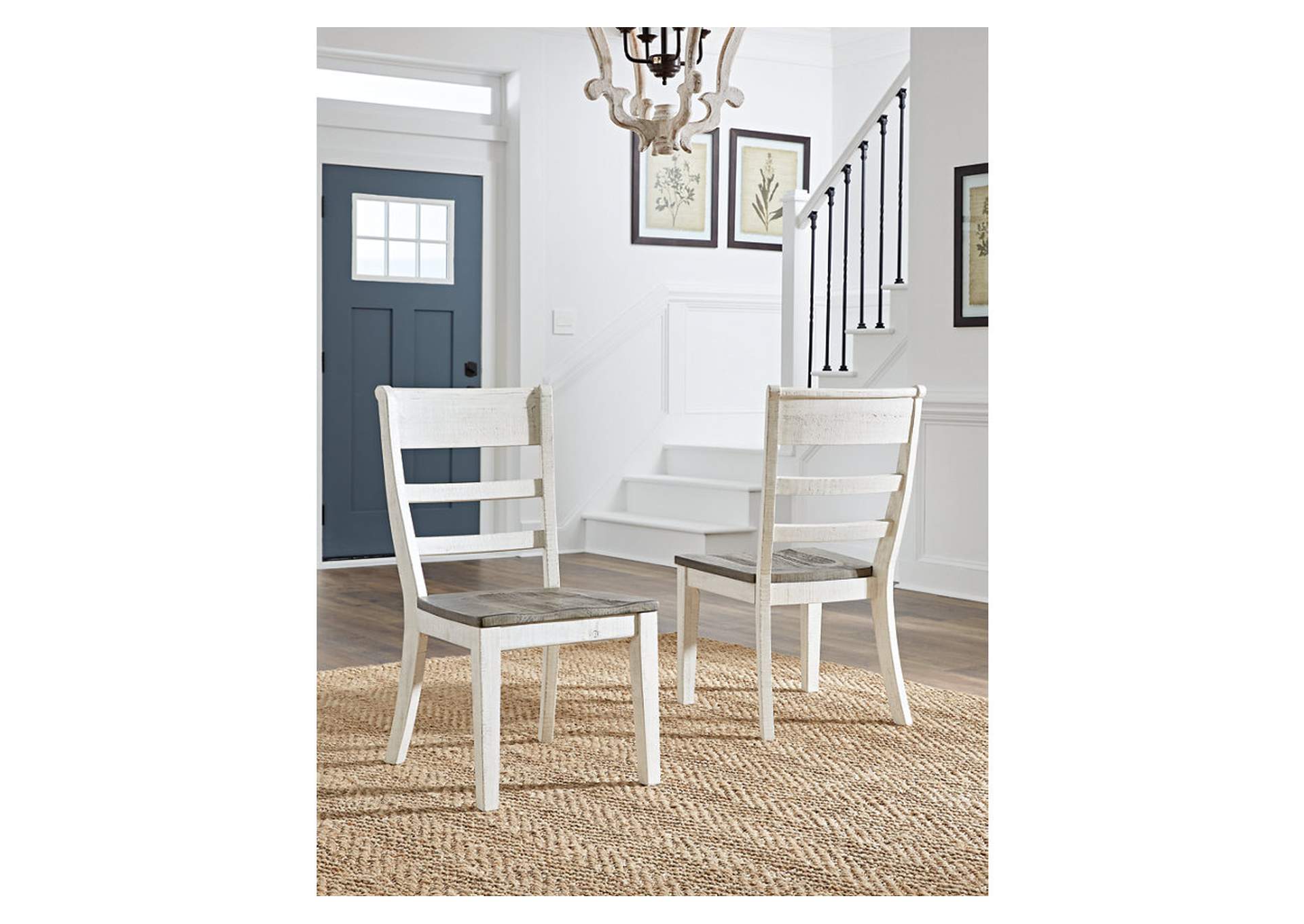 Havalance Dining Table and 4 Chairs with Storage,Millennium