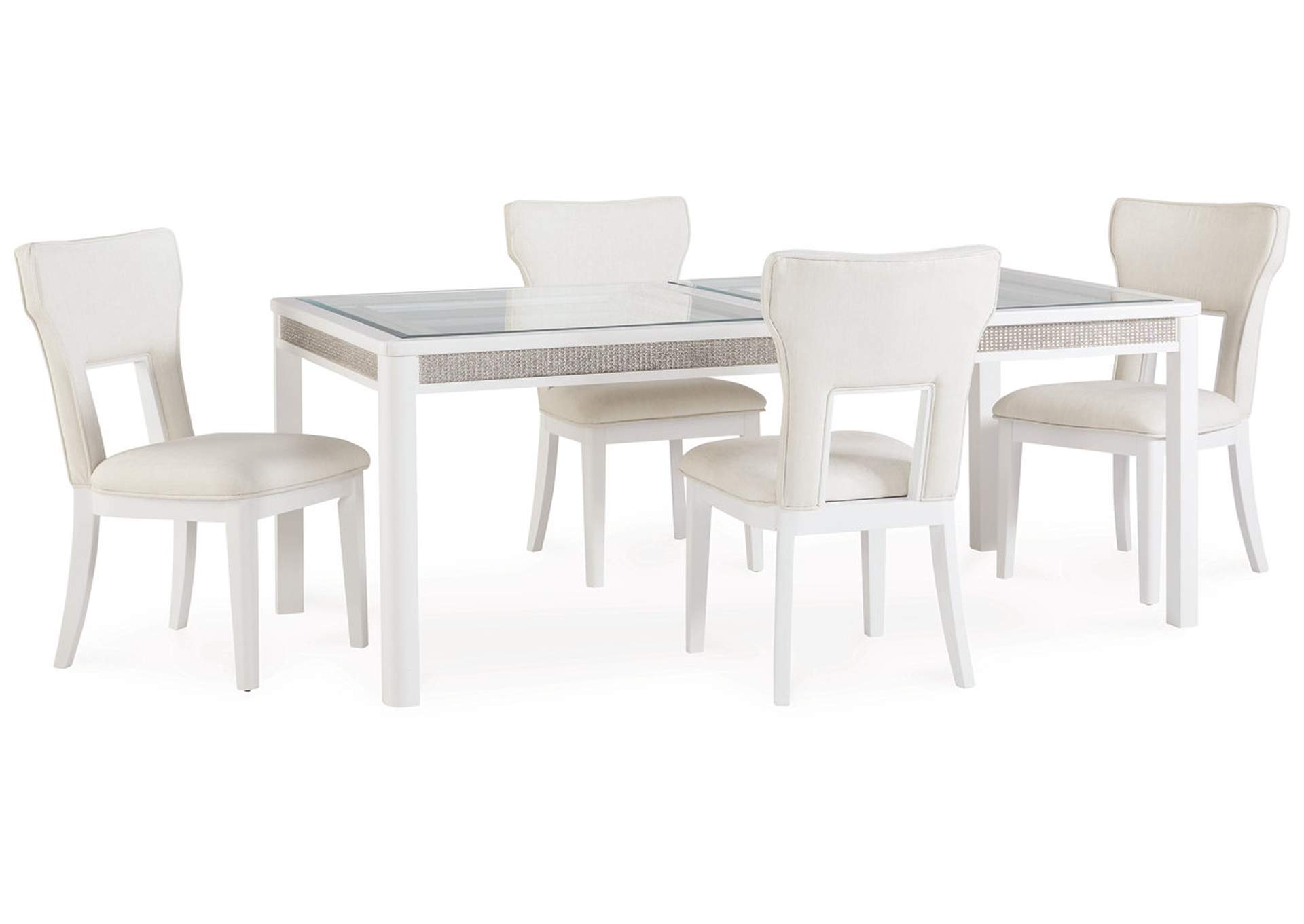 Chalanna Dining Table and 4 Chairs,Signature Design By Ashley