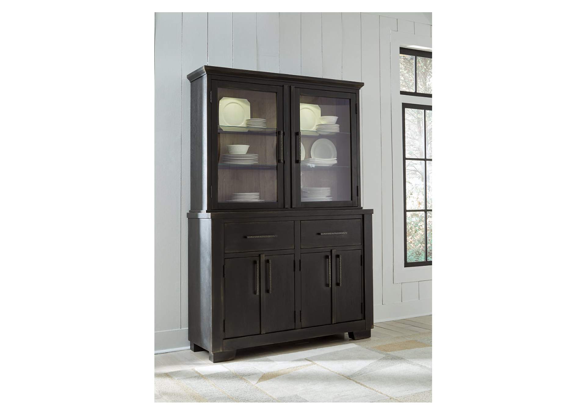 Galliden Dining Buffet and Hutch,Signature Design By Ashley