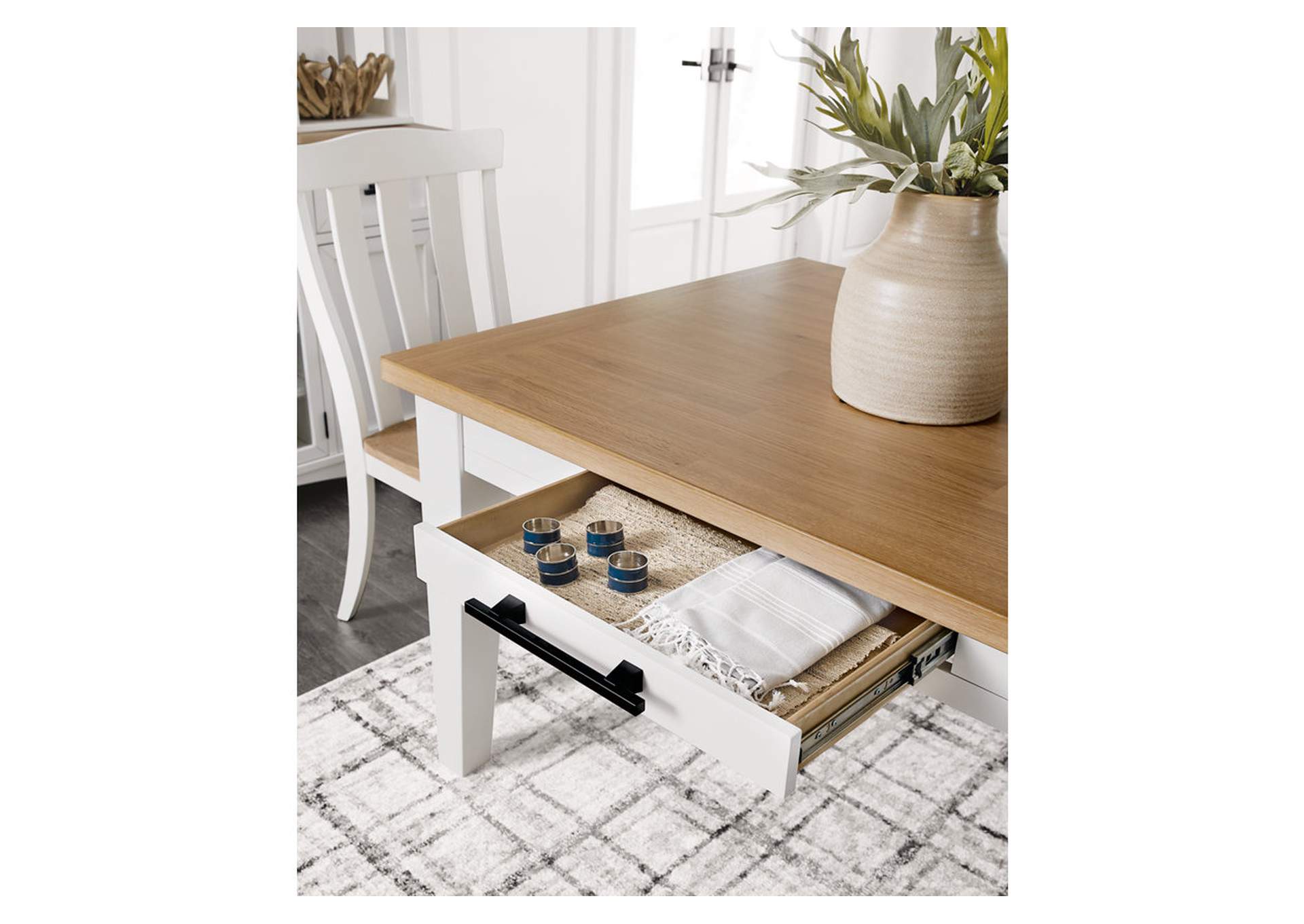 Ashbryn Dining Table and 2 Chairs and Bench,Signature Design By Ashley