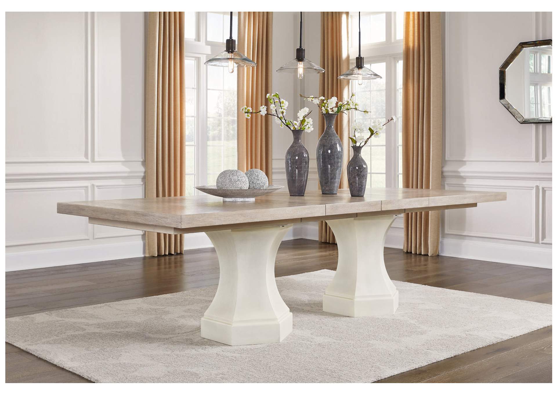 Jorlaina Dining Extension Table,Millennium