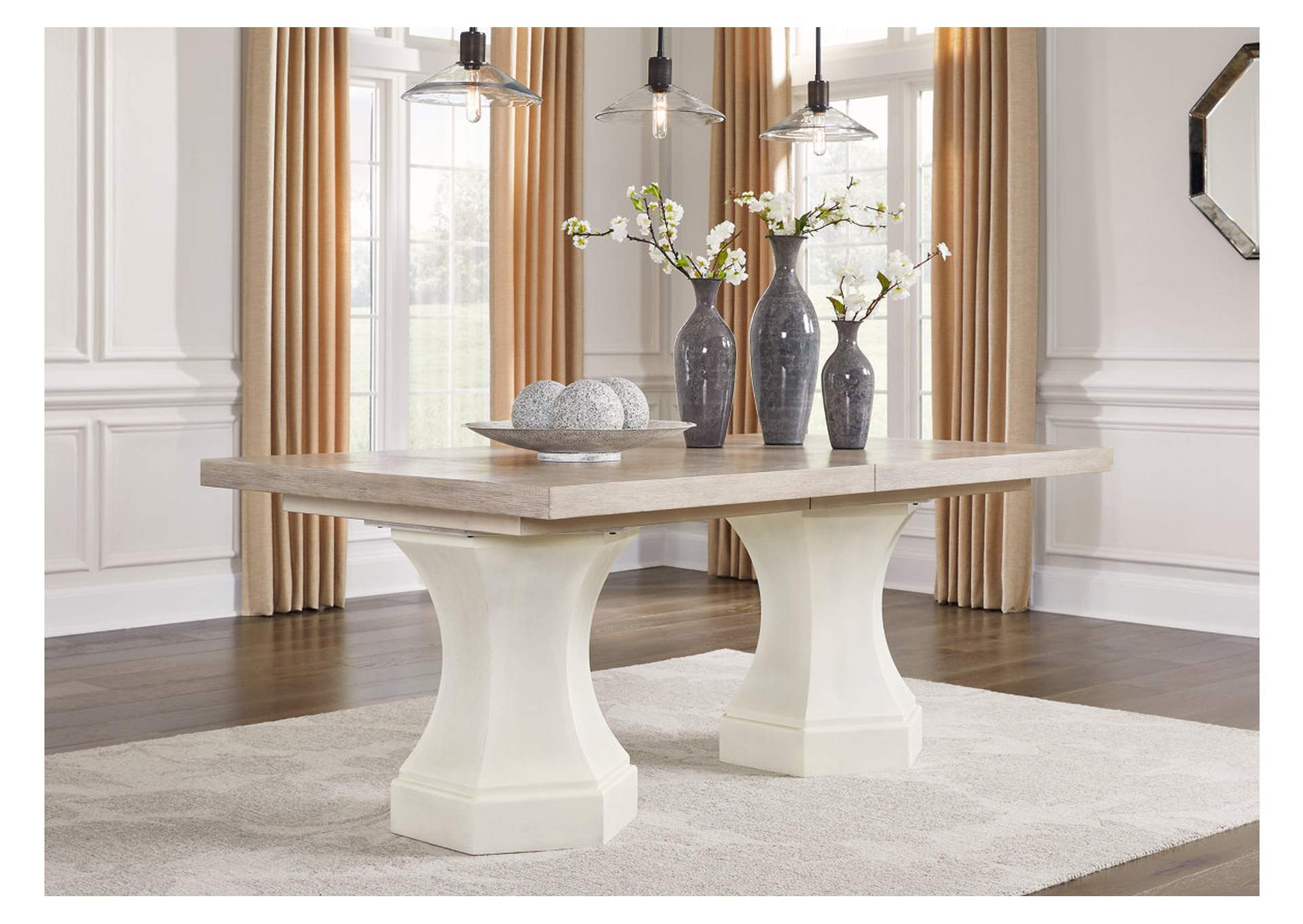 Jorlaina Dining Extension Table,Millennium