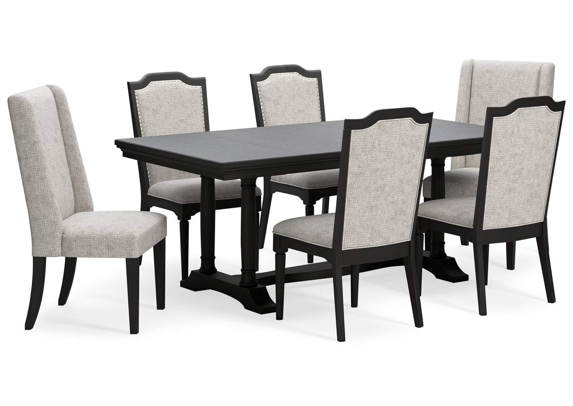 Welltern Dining Table and 6 Chairs,Millennium