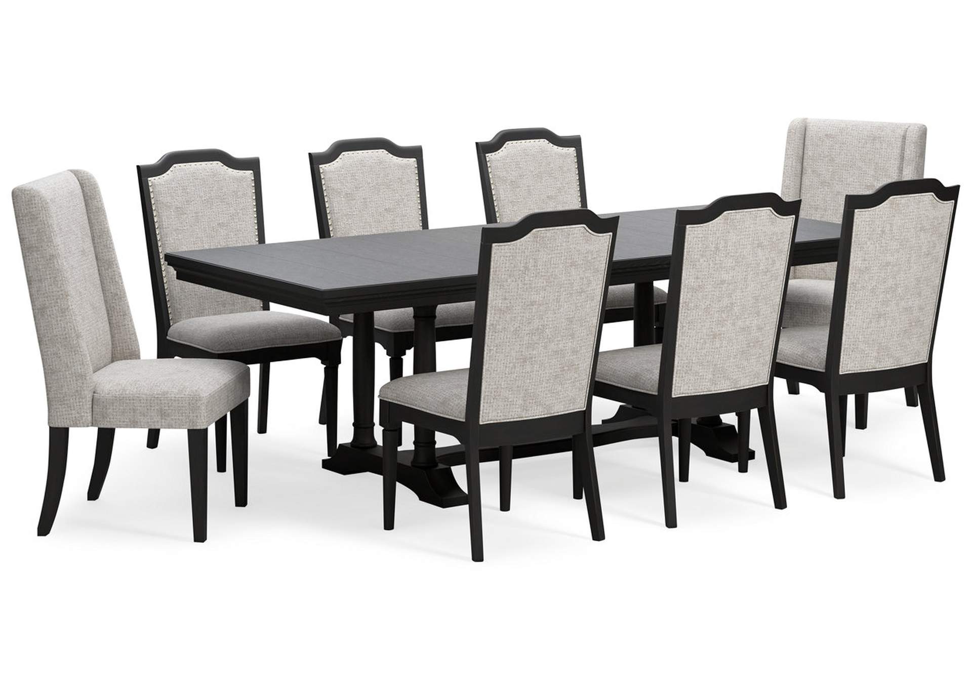 Welltern Dining Table and 8 Chairs,Millennium