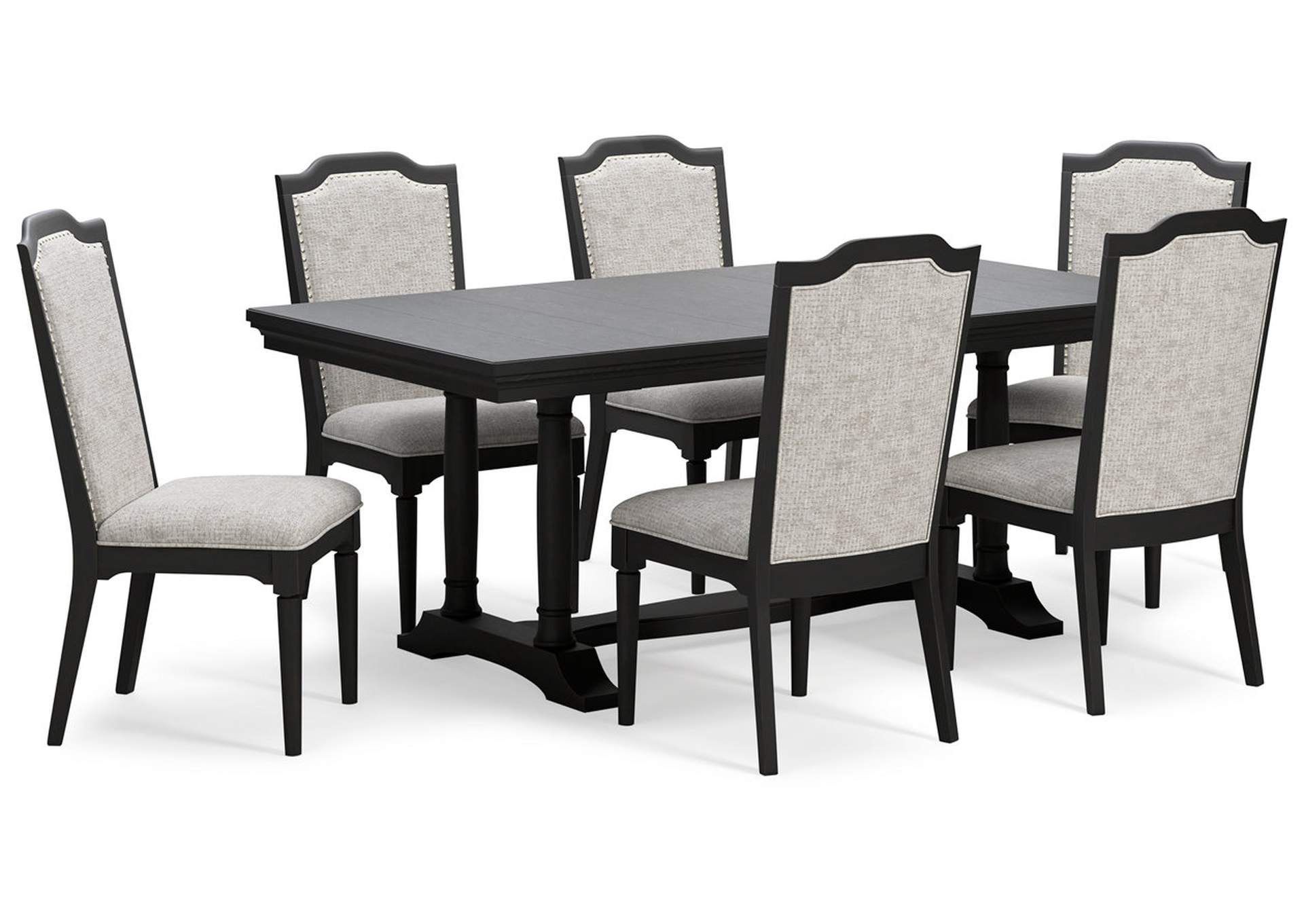 Welltern Dining Table and 6 Chairs,Millennium