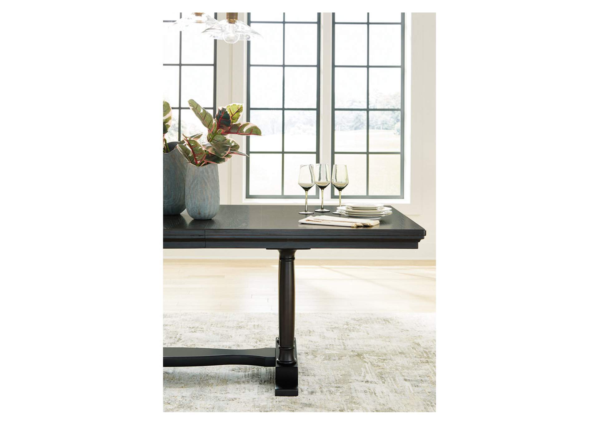 Welltern Dining Extension Table,Millennium