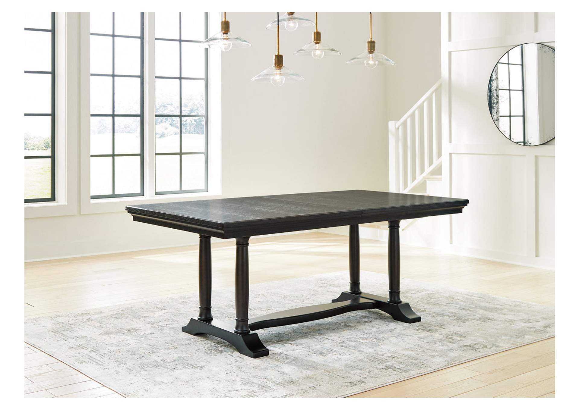 Welltern Dining Extension Table,Millennium