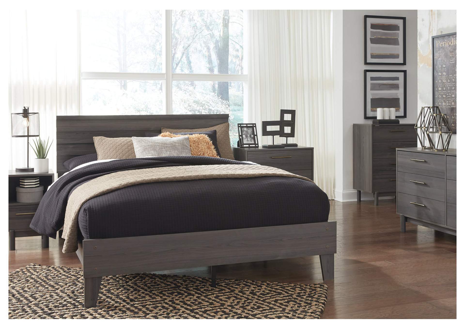 Brymont Queen Panel Platform Bed,Signature Design By Ashley