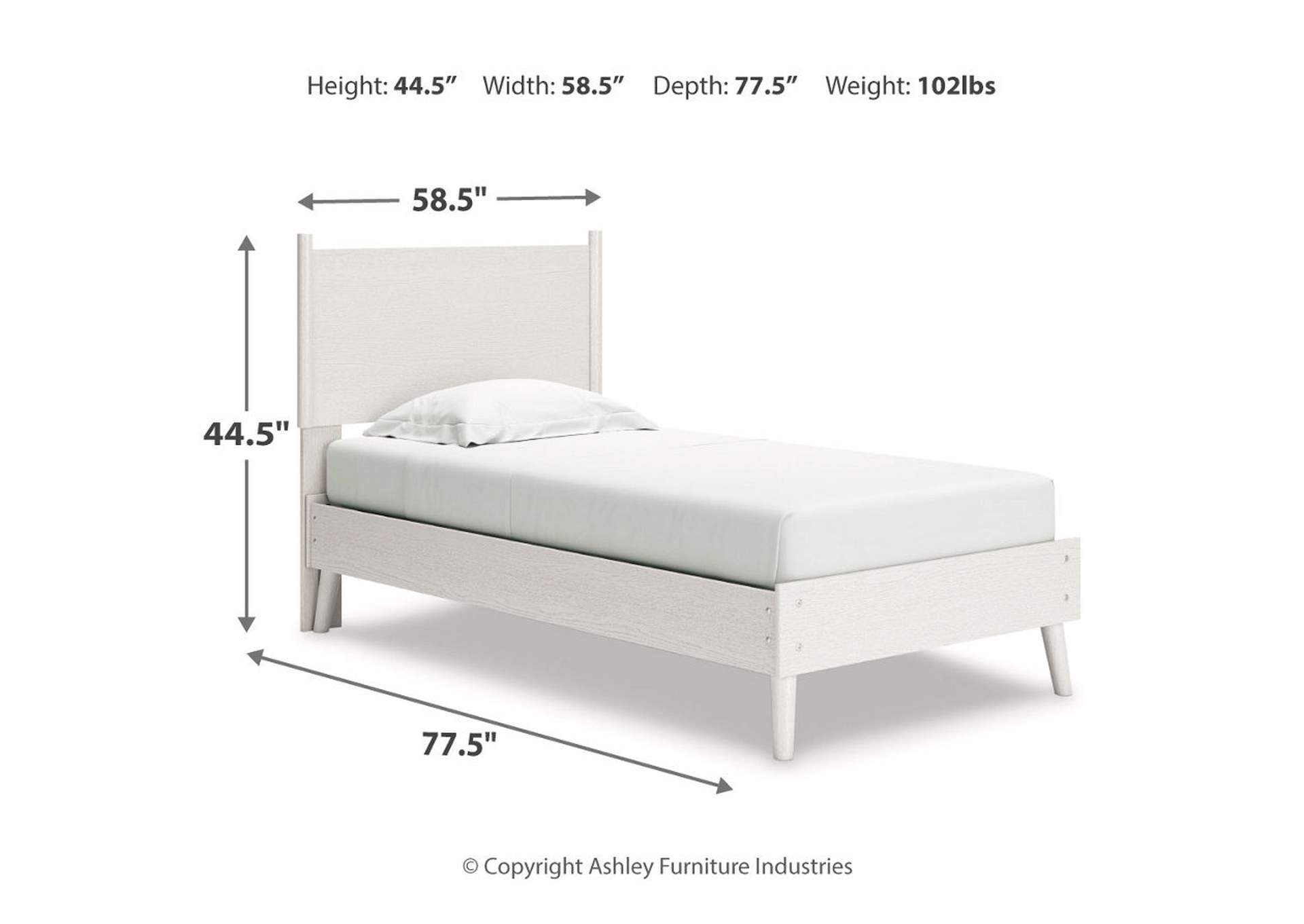 Aprilyn Twin Panel Bed with Dresser and 2 Nightstands,Signature Design By Ashley