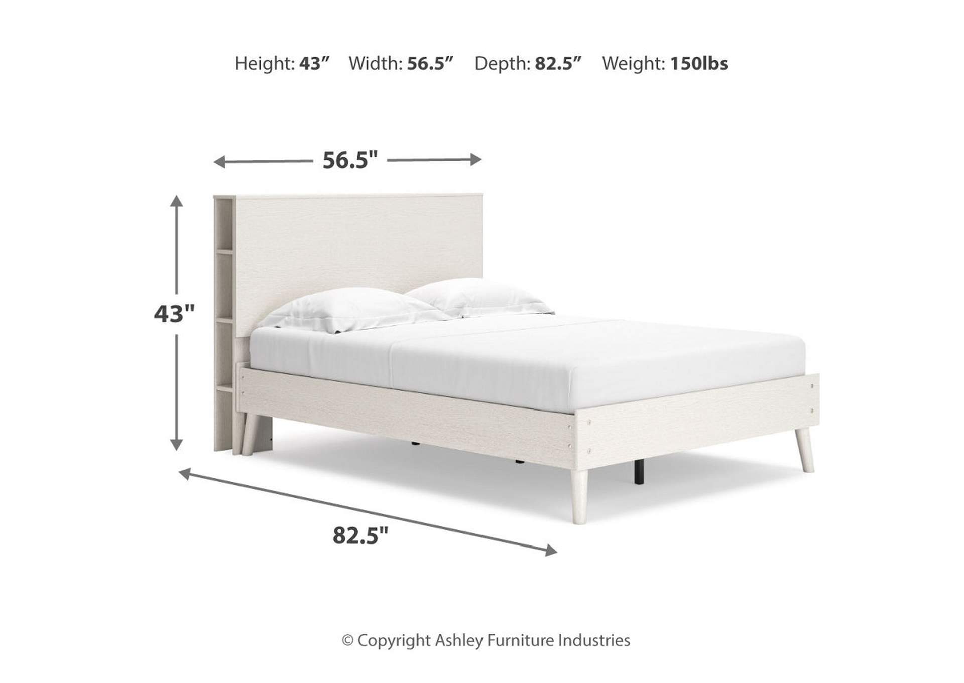 Aprilyn Full Bookcase Bed with Dresser, Chest and 2 Nightstands,Signature Design By Ashley