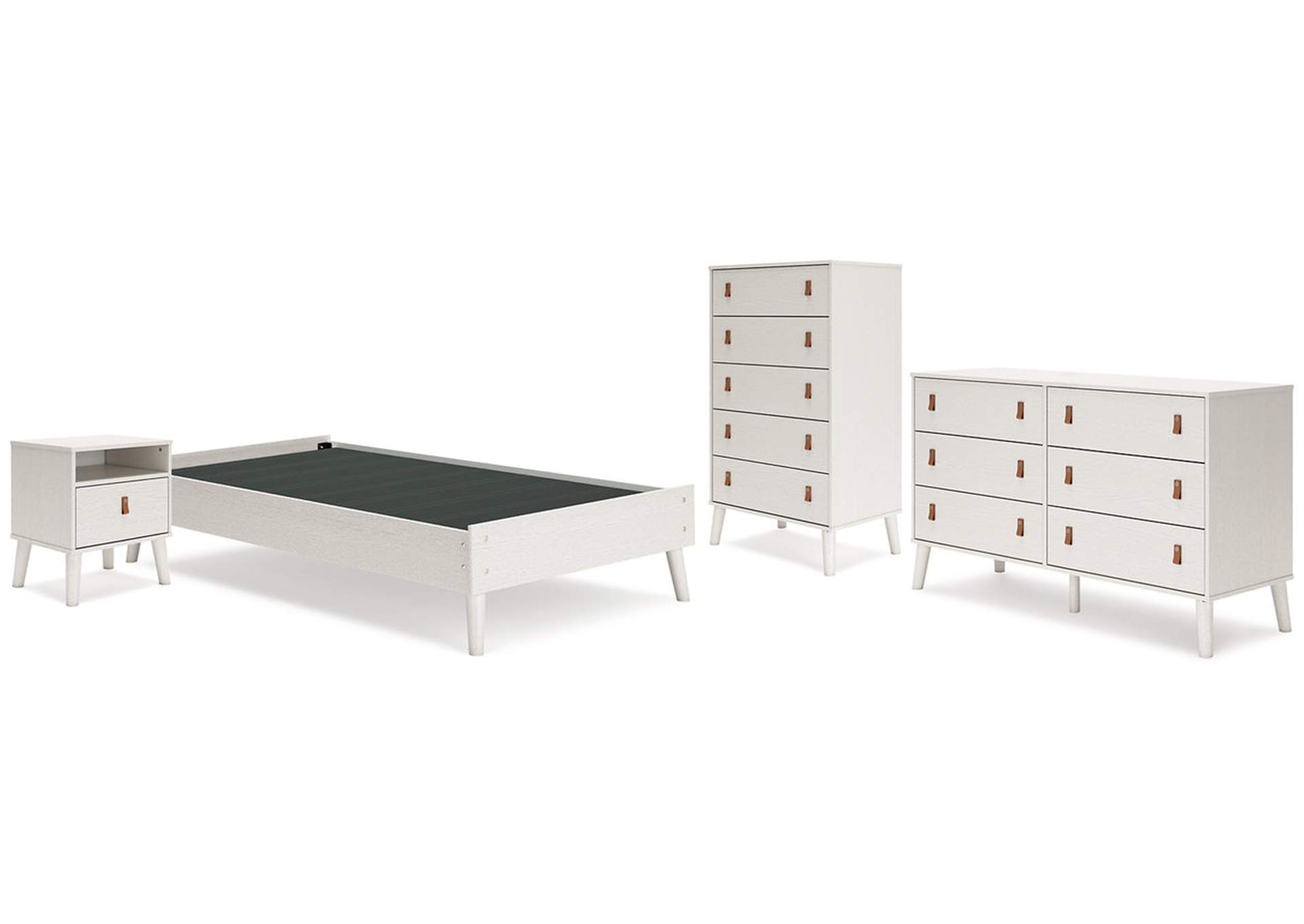 Aprilyn Twin Platform Bed with Dresser, Chest and Nightstand,Signature Design By Ashley