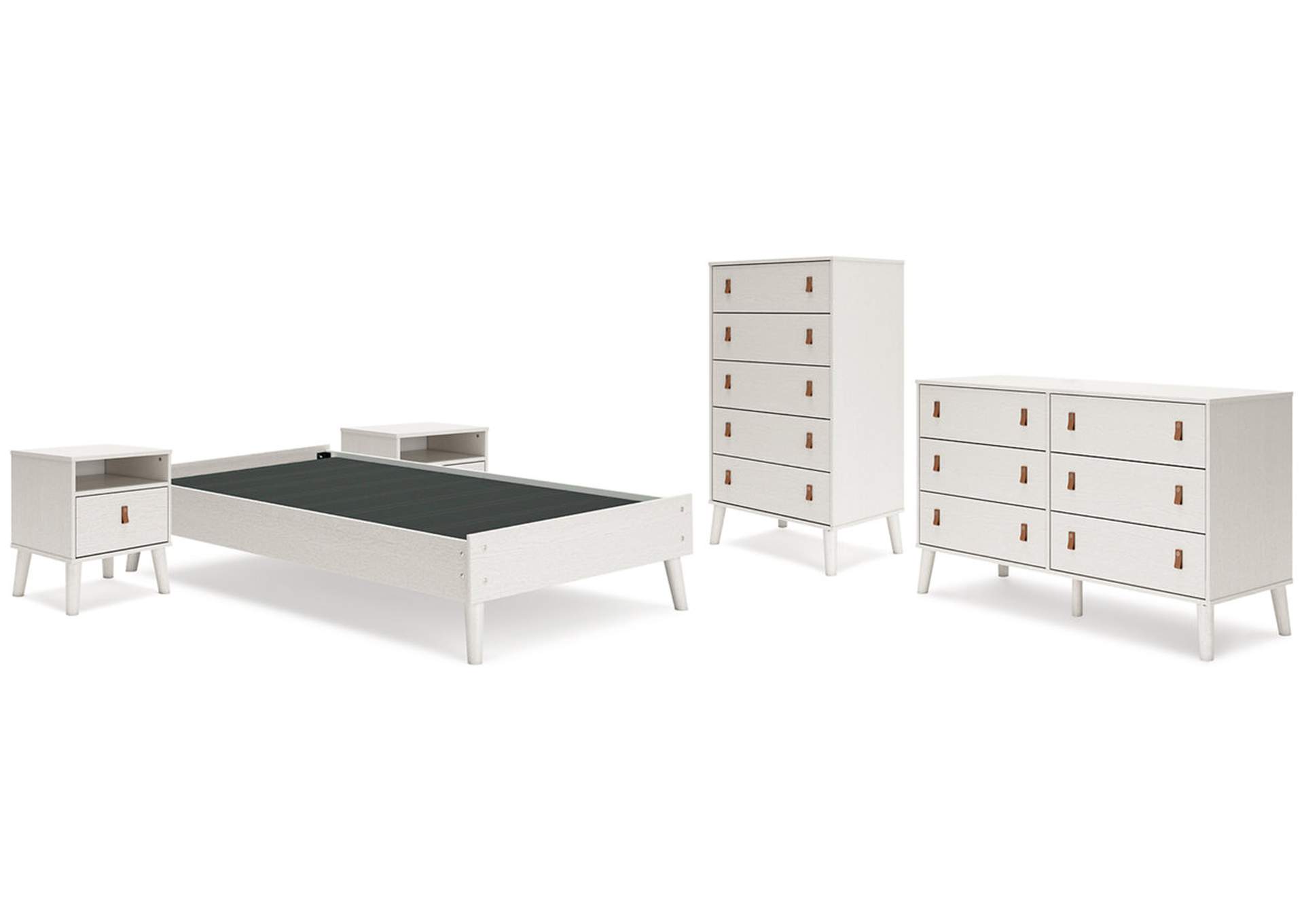 Aprilyn Twin Platform Bed with Dresser, Chest and 2 Nightstands,Signature Design By Ashley