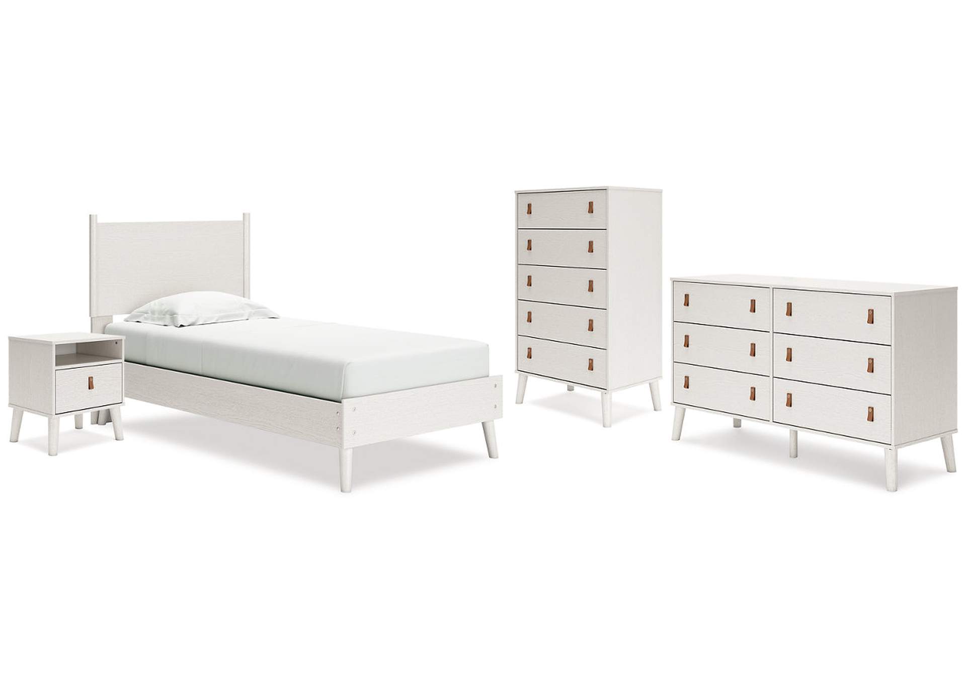 Aprilyn Twin Panel Bed with Dresser, Chest and Nightstand,Signature Design By Ashley