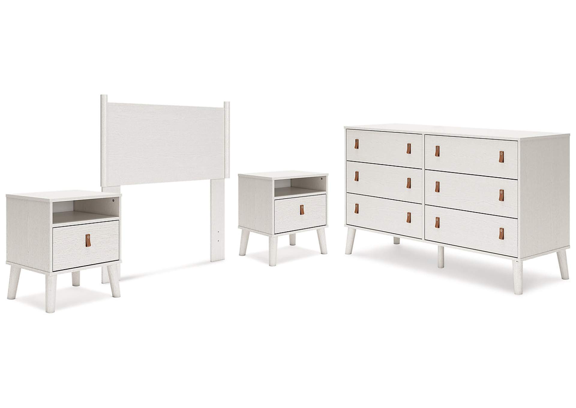 Aprilyn Twin Panel Headboard with Dresser and 2 Nightstands,Signature Design By Ashley