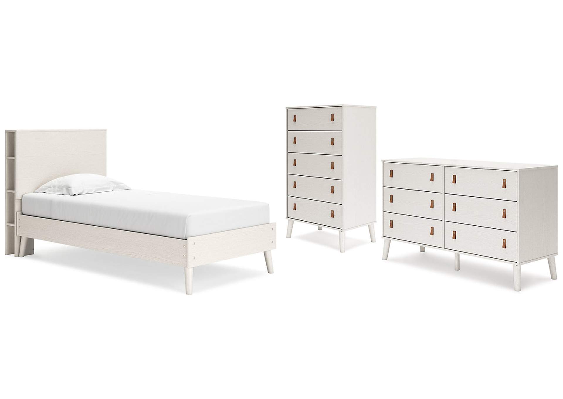 Aprilyn Twin Bookcase Bed with Dresser and Chest,Signature Design By Ashley