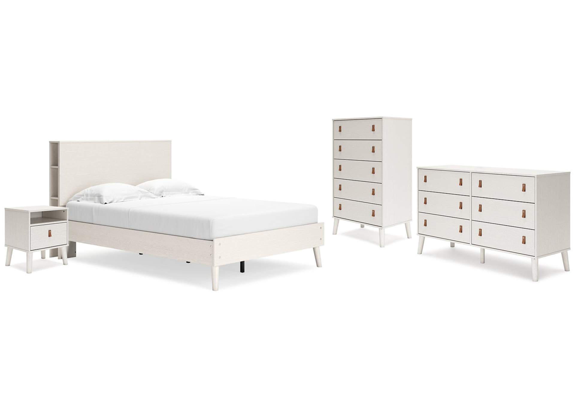 Aprilyn Full Bookcase Bed with Dresser, Chest and Nightstand,Signature Design By Ashley