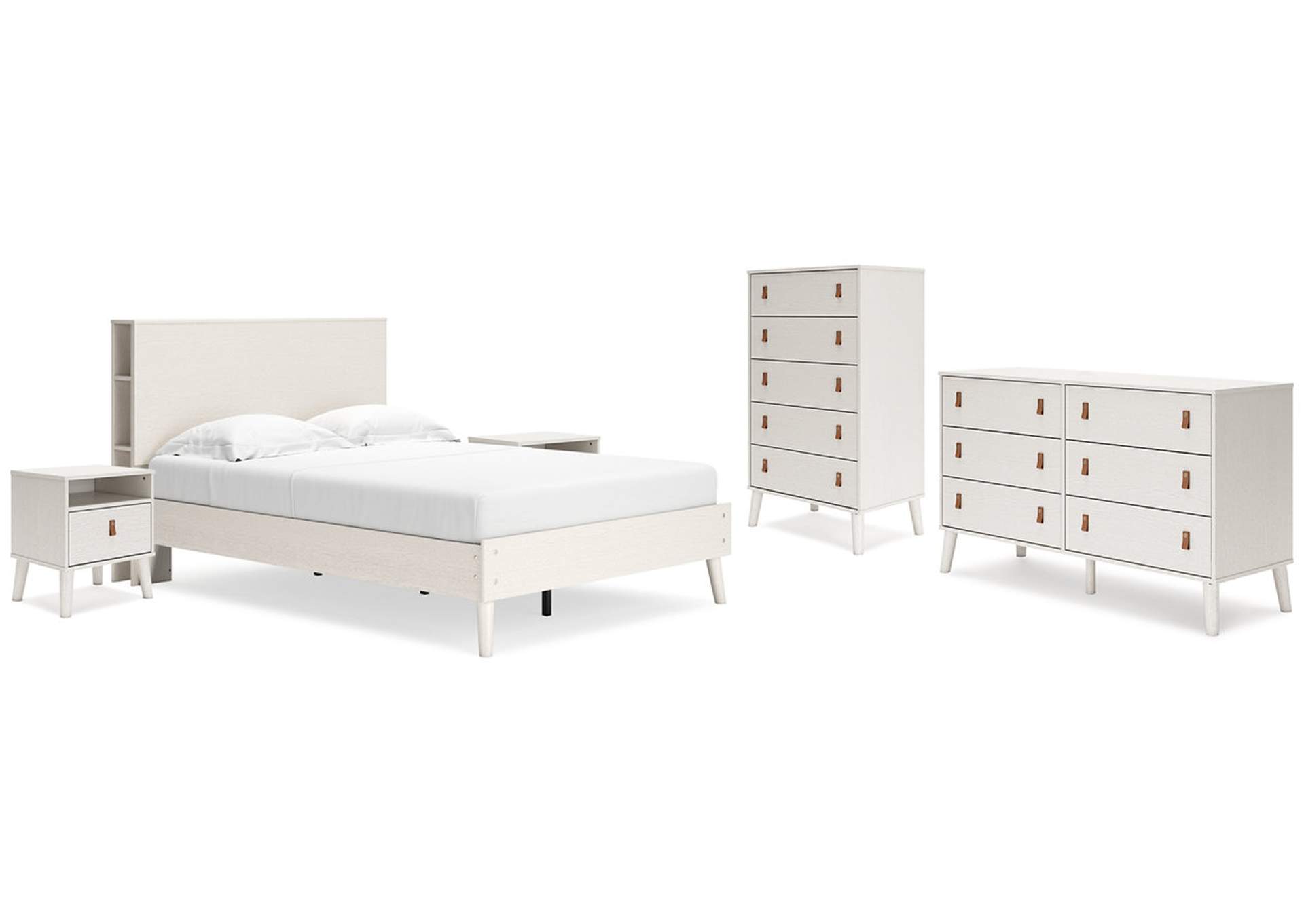 Aprilyn Full Bookcase Bed with Dresser, Chest and 2 Nightstands,Signature Design By Ashley