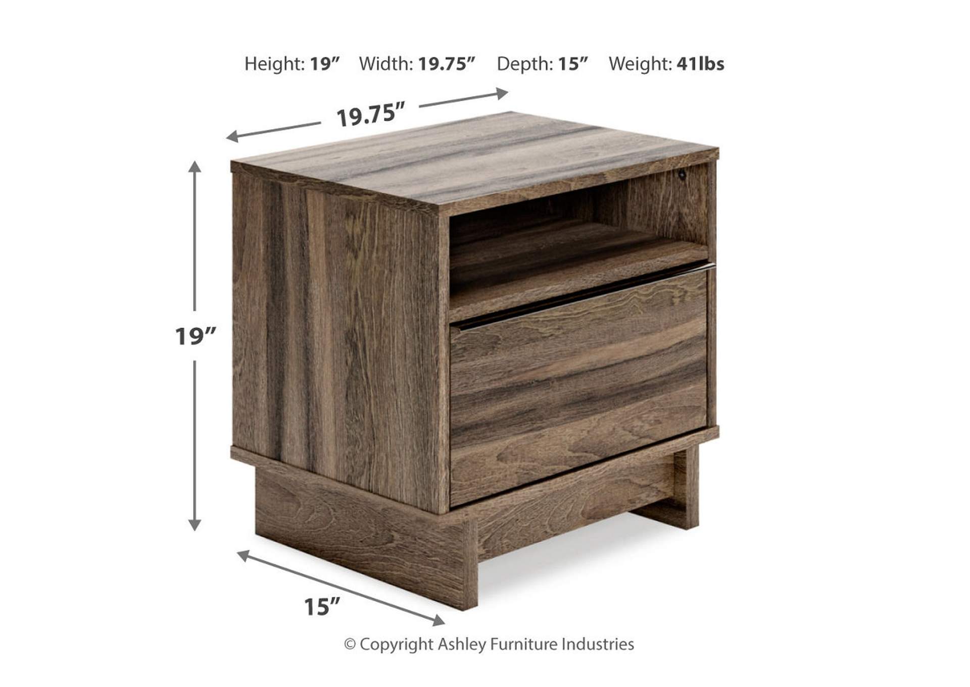 Shallifer Nightstand,Signature Design By Ashley