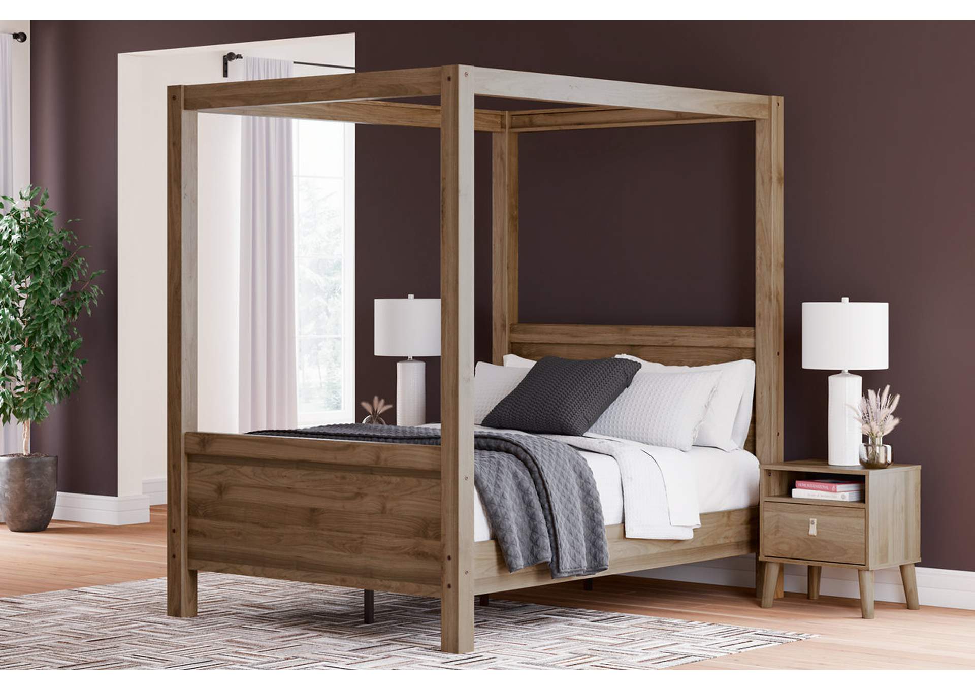 Aprilyn Full Canopy Bed,Signature Design By Ashley