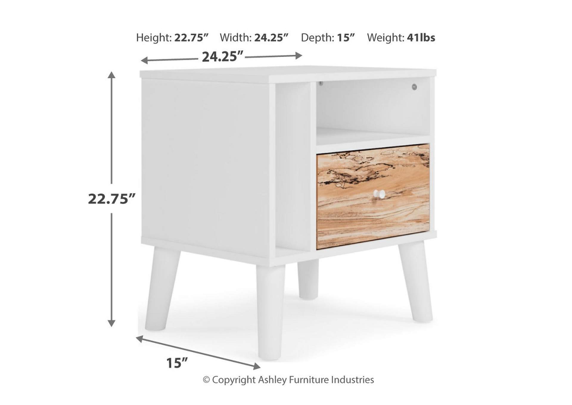 Piperton Nightstand,Signature Design By Ashley