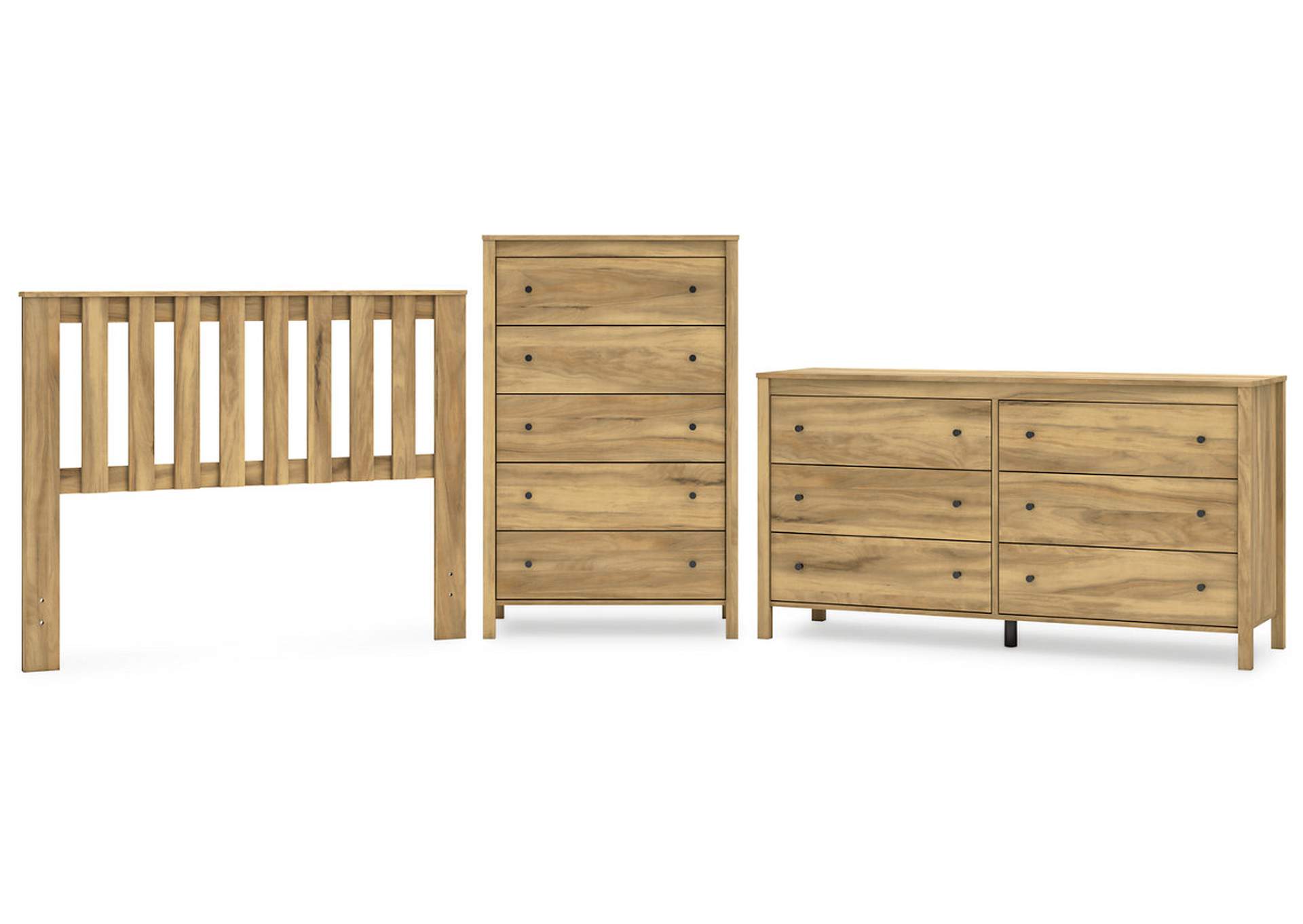 Bermacy Full Panel Headboard with Dresser and Chest,Signature Design By Ashley