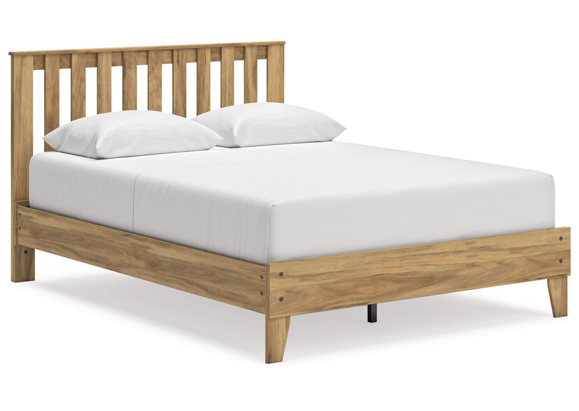 Bermacy Queen Platform Panel Bed with Dresser and 2 Nightstands,Signature Design By Ashley