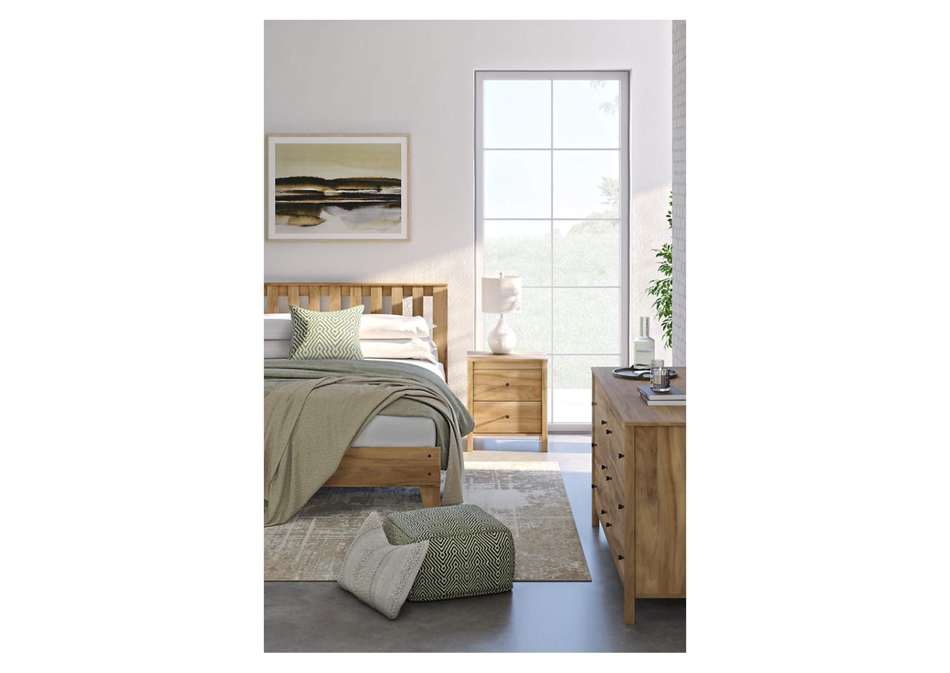 Bermacy Full Platform Bed with Dresser and Nightstand,Signature Design By Ashley