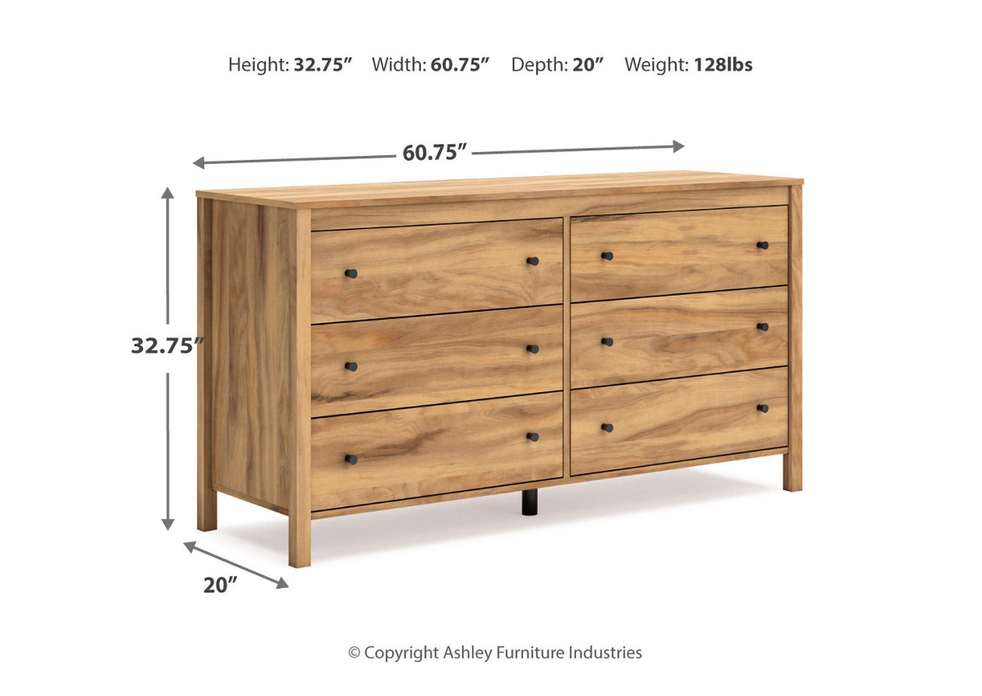 Bermacy Queen Platform Panel Bed with Dresser and 2 Nightstands,Signature Design By Ashley