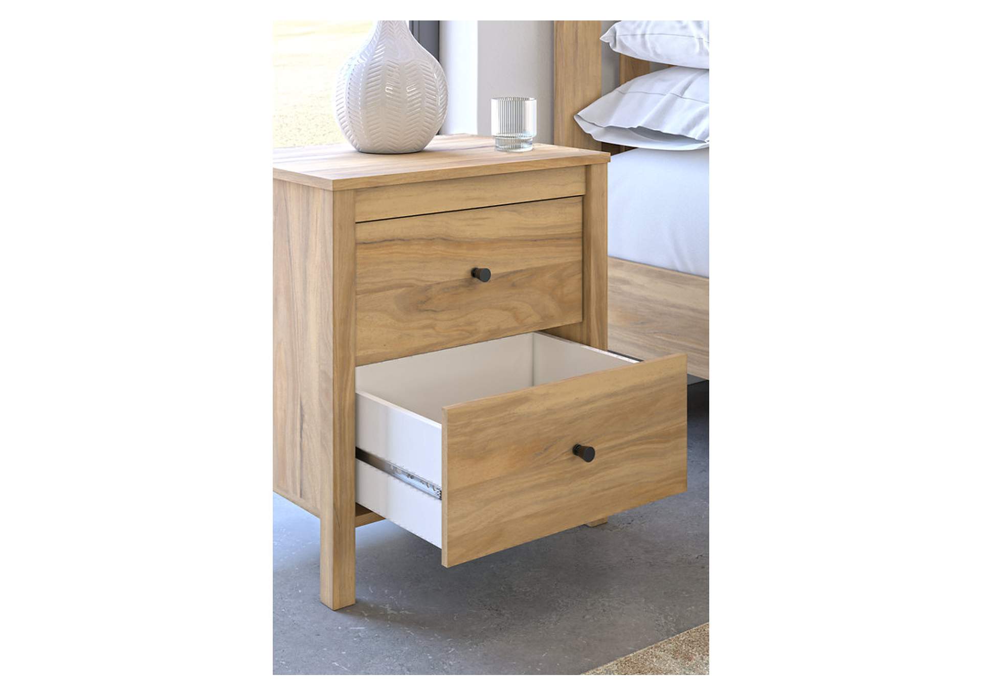 Bermacy Queen Platform Panel Bed with Dresser, Chest and Nightstand,Signature Design By Ashley