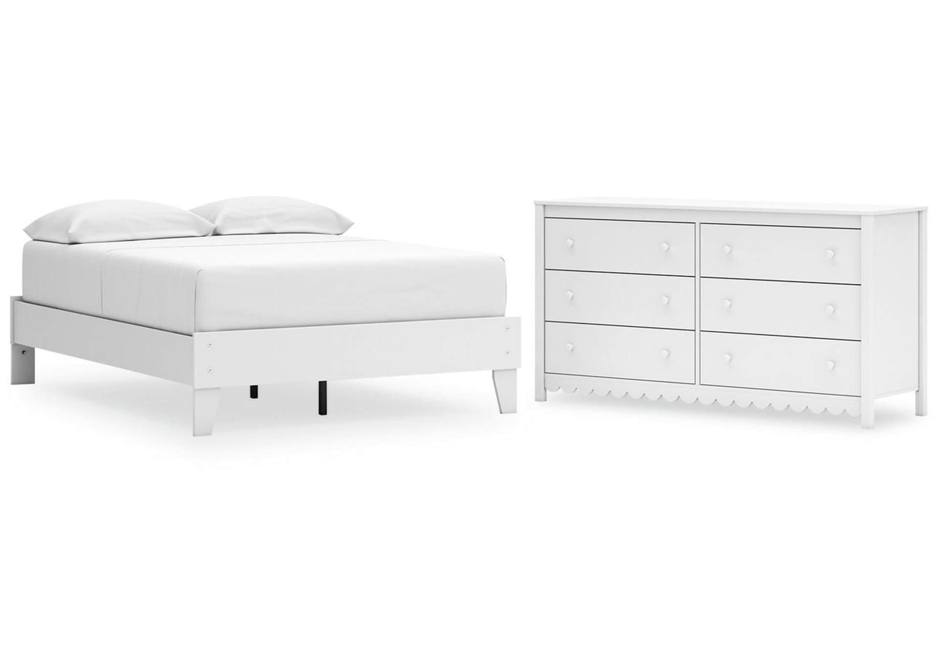 Hallityn Full Platform Bed with Dresser,Signature Design By Ashley