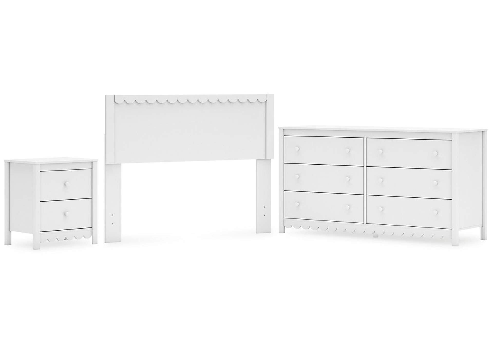 Hallityn Full Panel Headboard with Dresser and Nightstand,Signature Design By Ashley