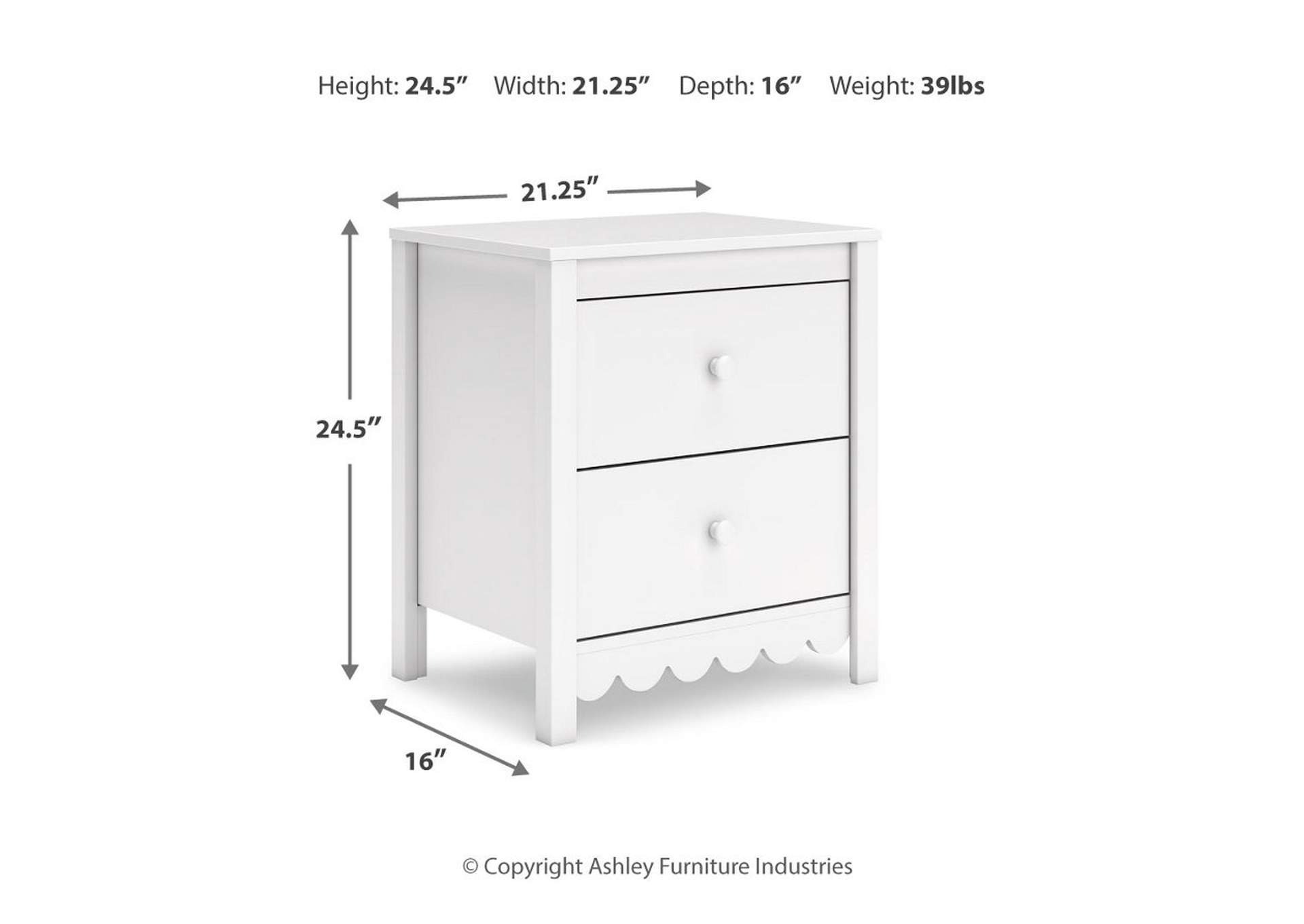 Hallityn Nightstand,Signature Design By Ashley