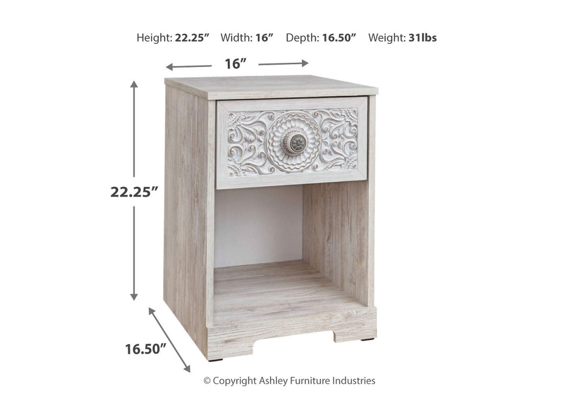 Paxberry Nightstand,Signature Design By Ashley