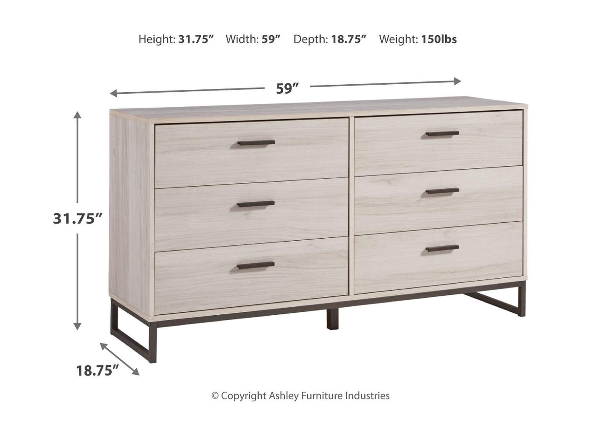 Socalle Queen Panel Platform Bed with Dresser and Nightstand,Signature Design By Ashley