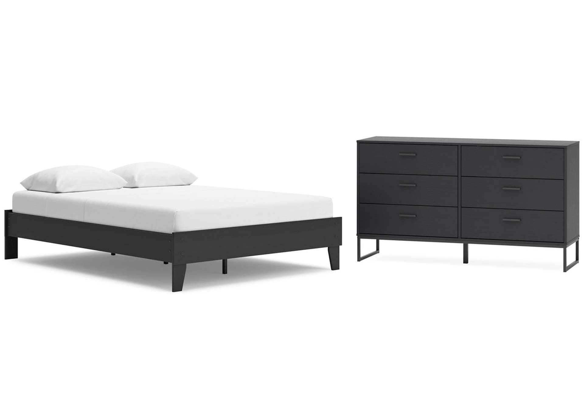 Socalle Queen Platform Bed with Dresser,Signature Design By Ashley