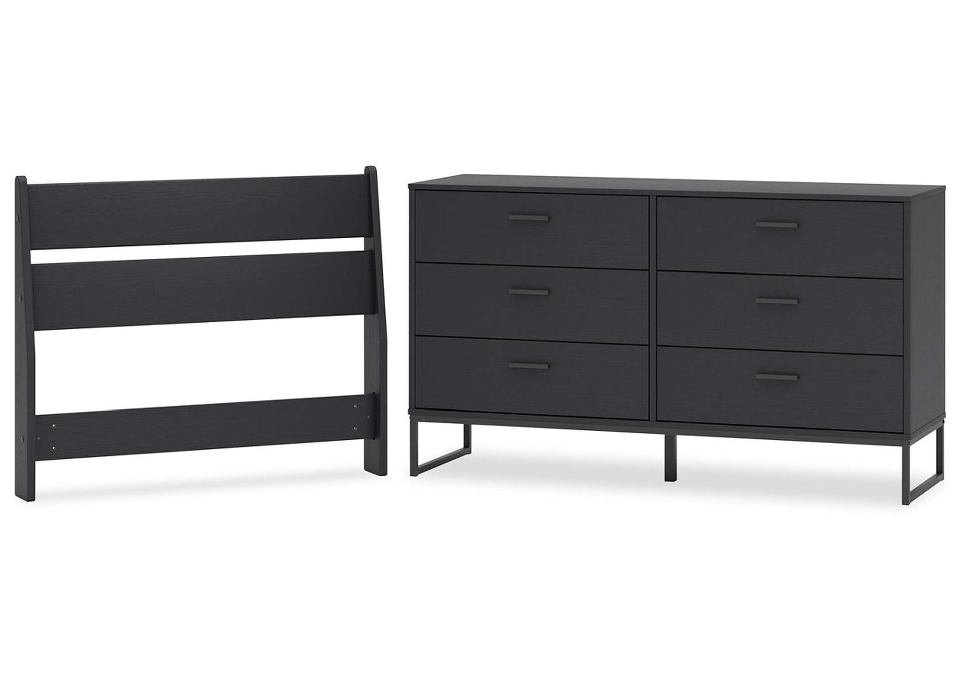 Socalle Twin Panel Headboard with Dresser,Signature Design By Ashley