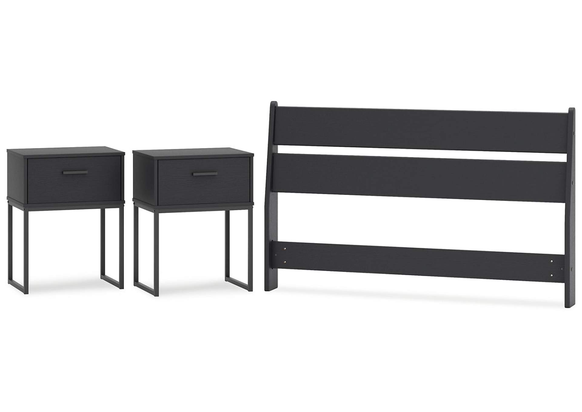 Socalle Full Panel Headboard with 2 Nightstands,Signature Design By Ashley