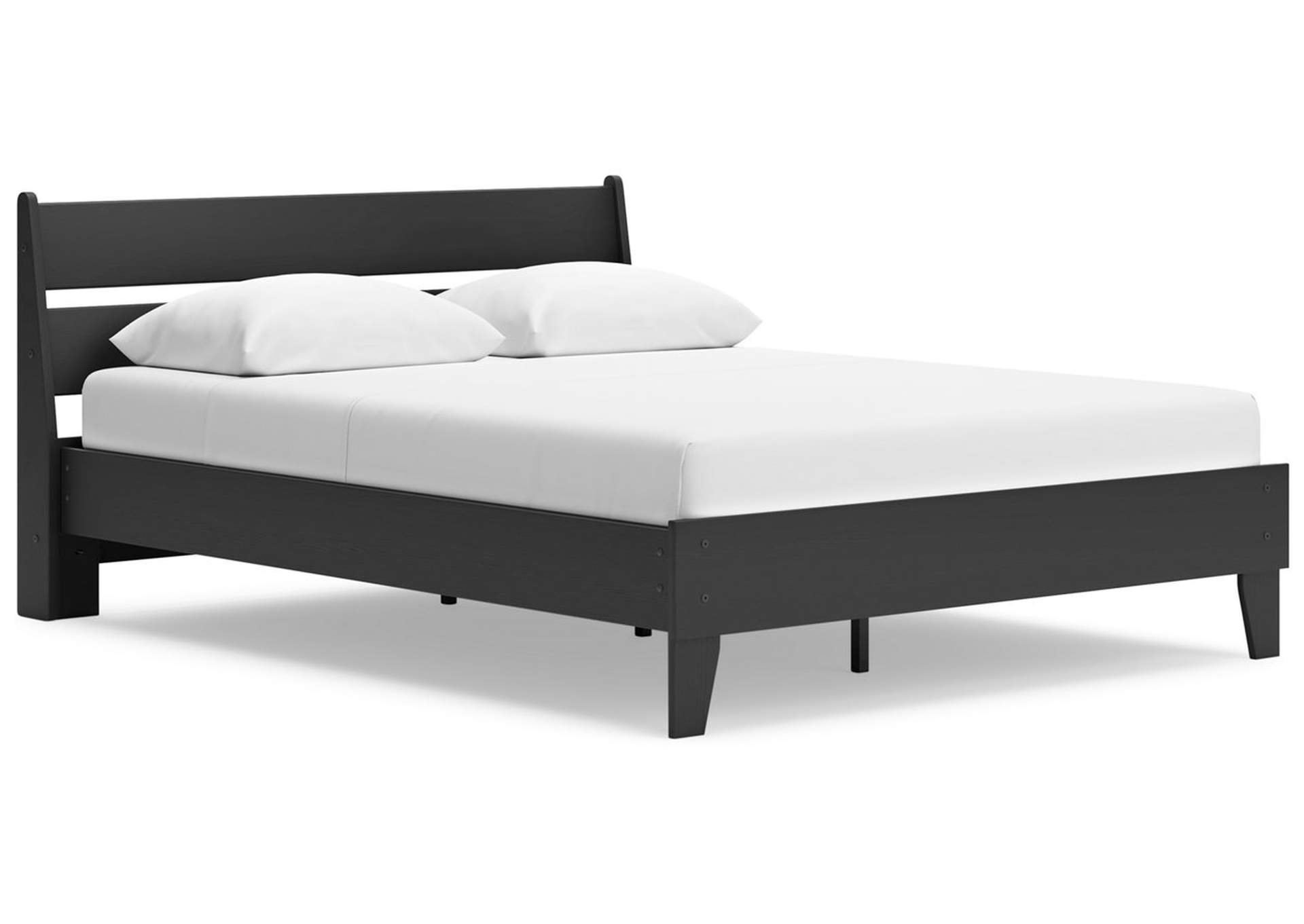 Socalle Queen Panel Platform Bed with 2 Nightstands,Signature Design By Ashley