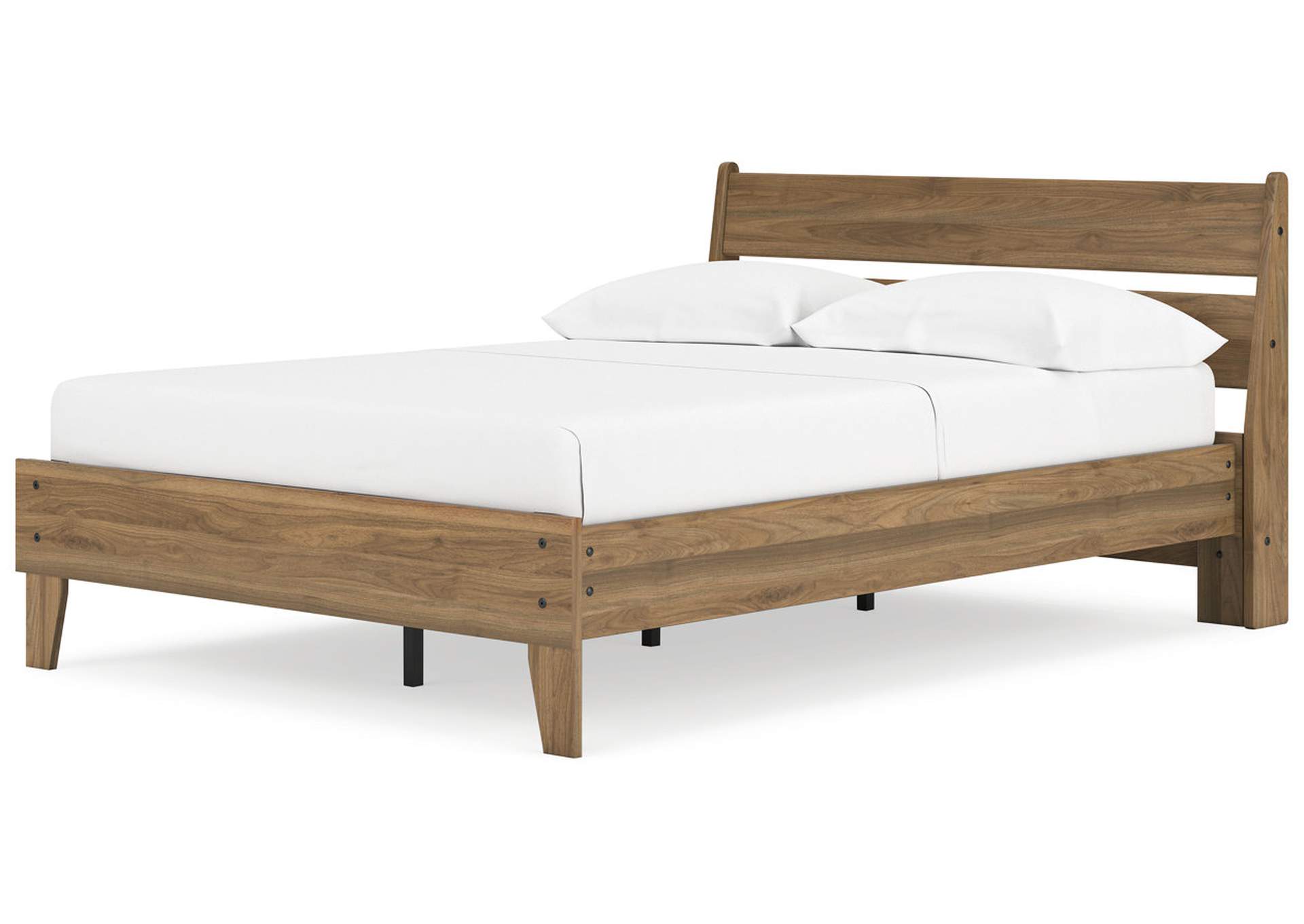 Deanlow Full Platform Panel Bed with 2 Nightstands,Signature Design By Ashley