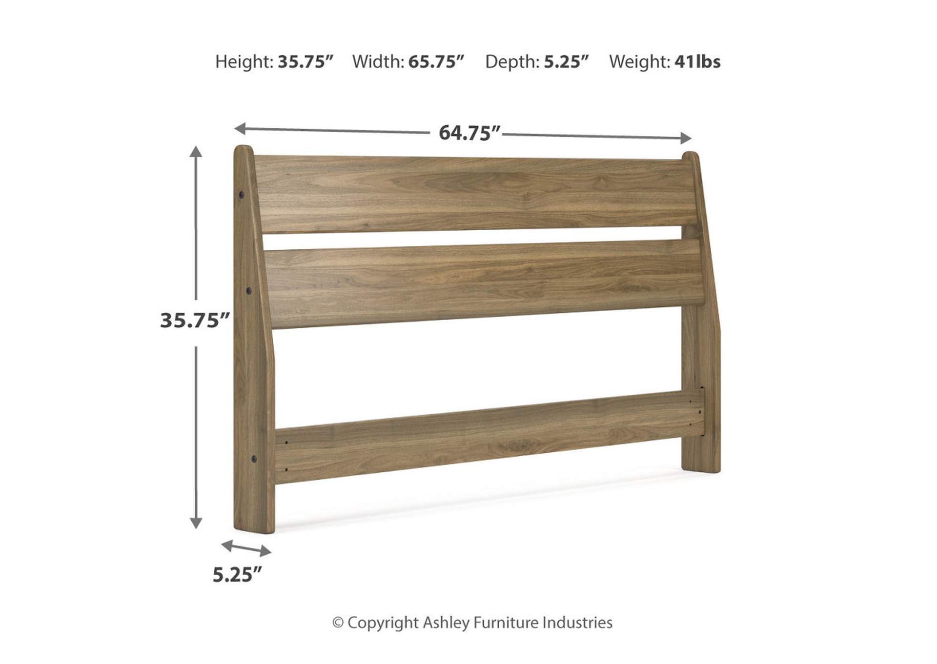 Deanlow Queen Panel Headboard with 2 Nightstands,Signature Design By Ashley