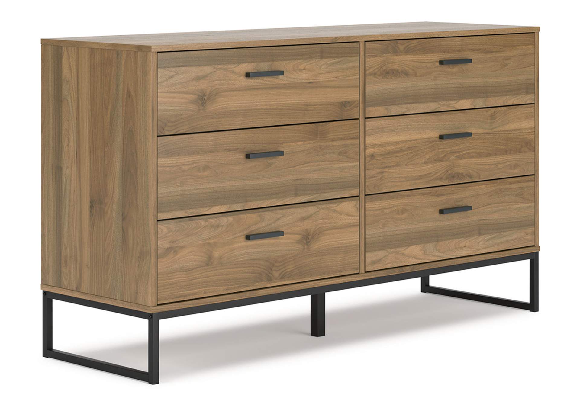 Deanlow Full Platform Panel Bed with Dresser,Signature Design By Ashley