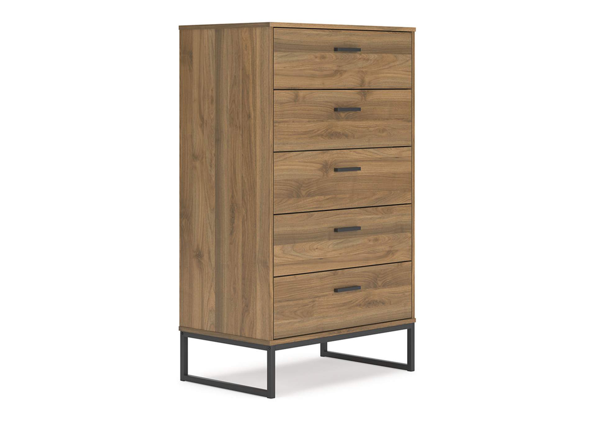 Deanlow Twin Platform Panel Bed with Dresser, Chest and Nightstand,Signature Design By Ashley