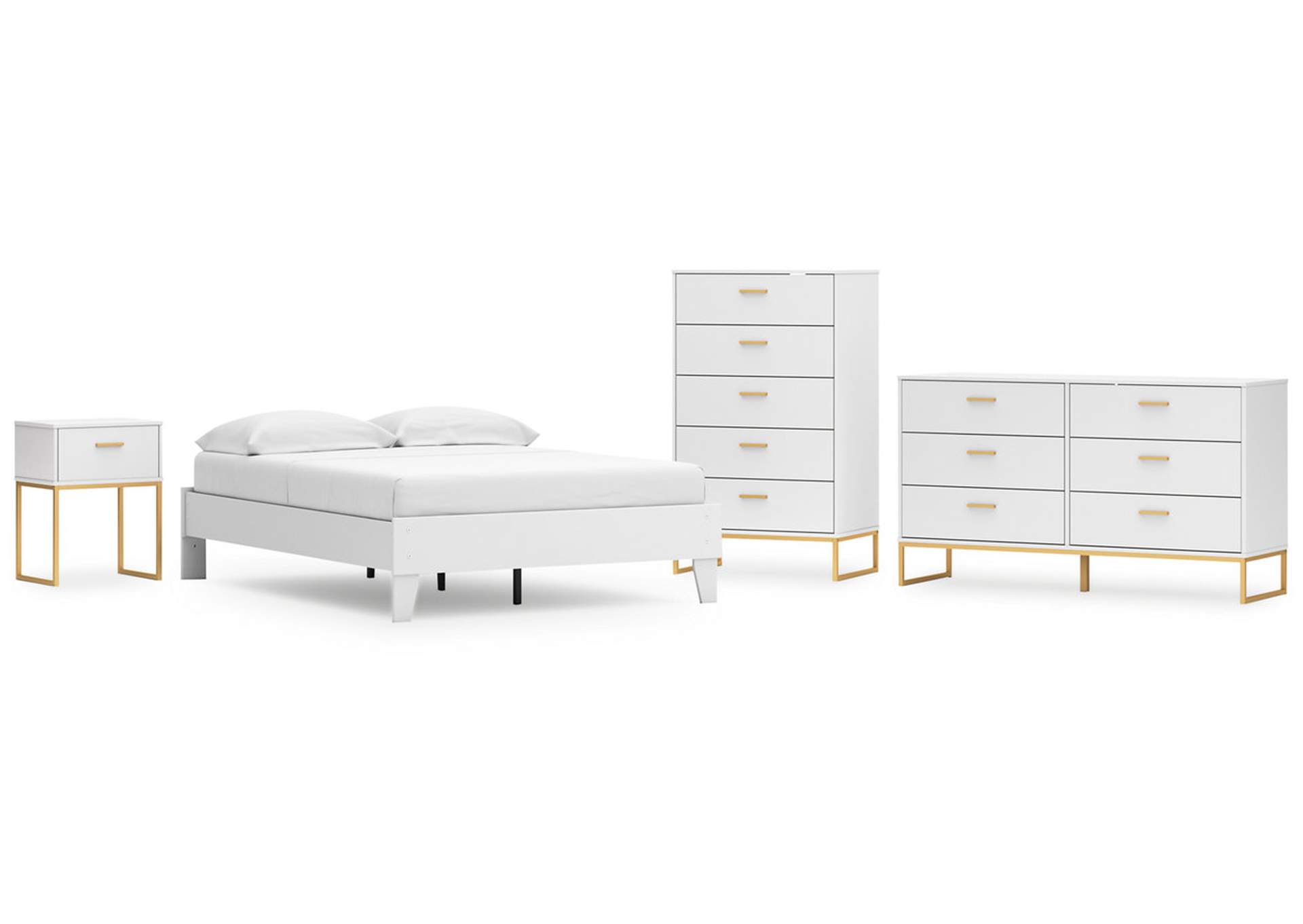 Socalle Full Platform Bed with Dresser and Nightstand,Signature Design By Ashley