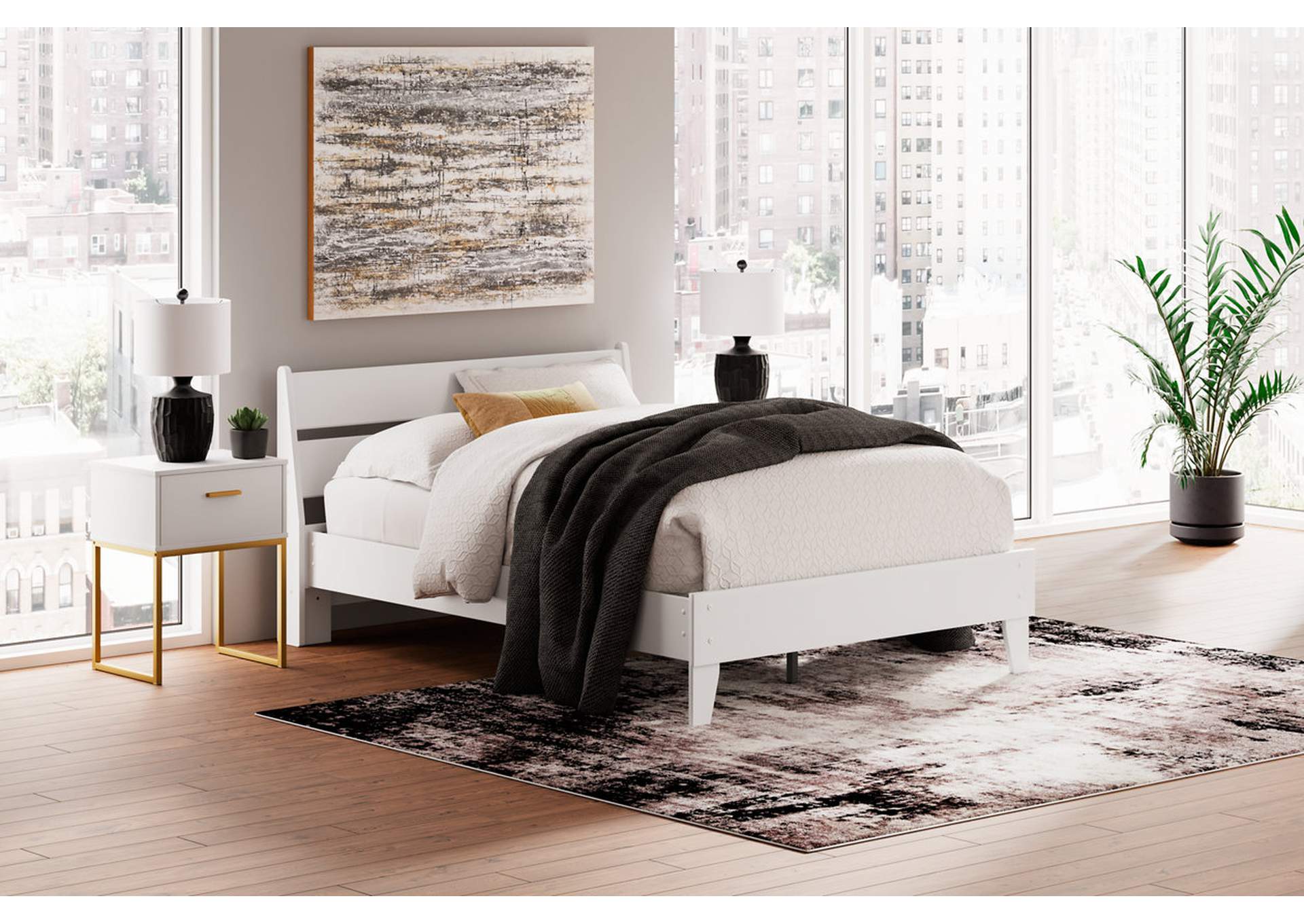 Socalle Full Panel Platform Bed with Dresser,Signature Design By Ashley