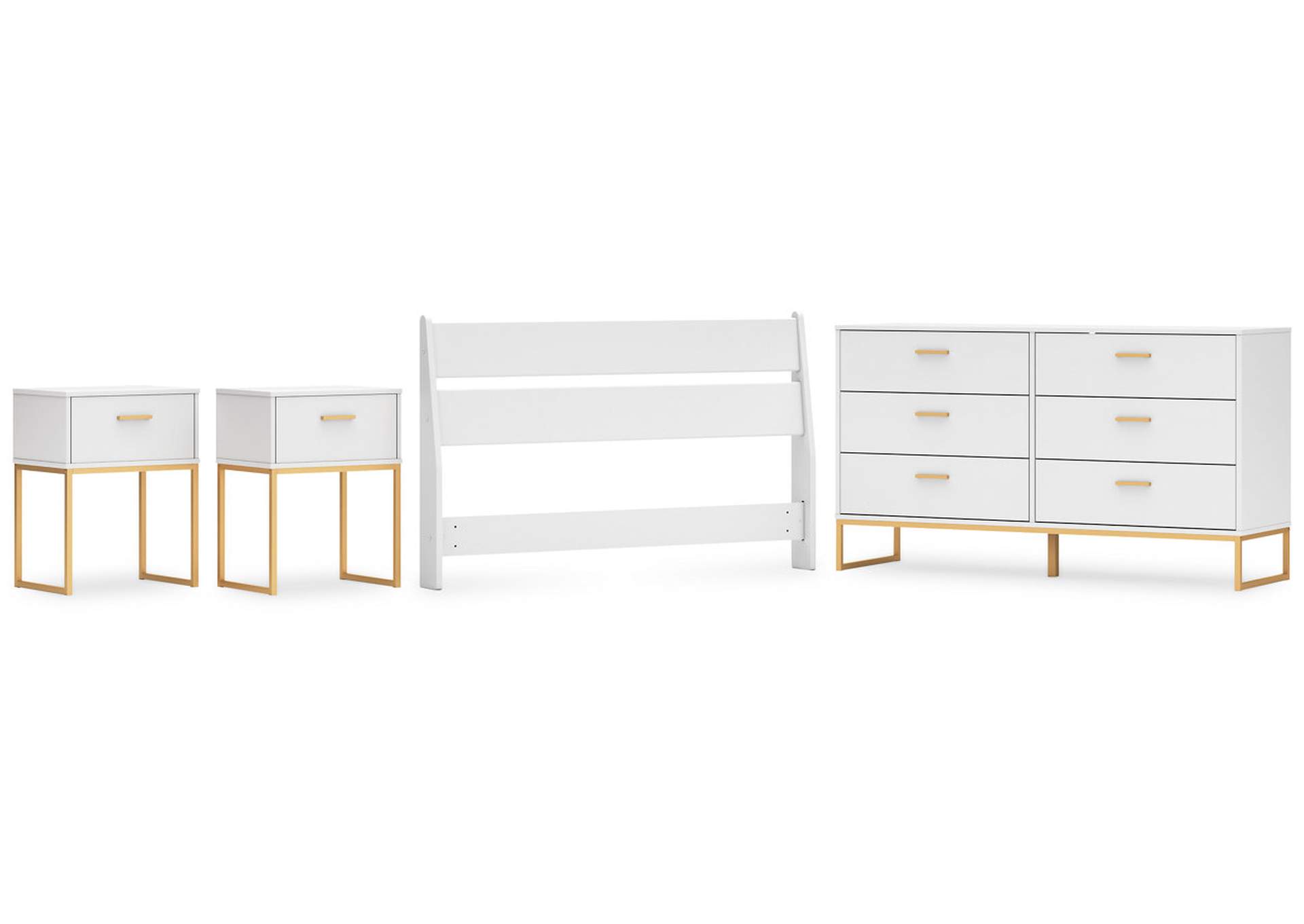 Socalle Full Panel Headboard with Dresser and 2 Nightstands,Signature Design By Ashley