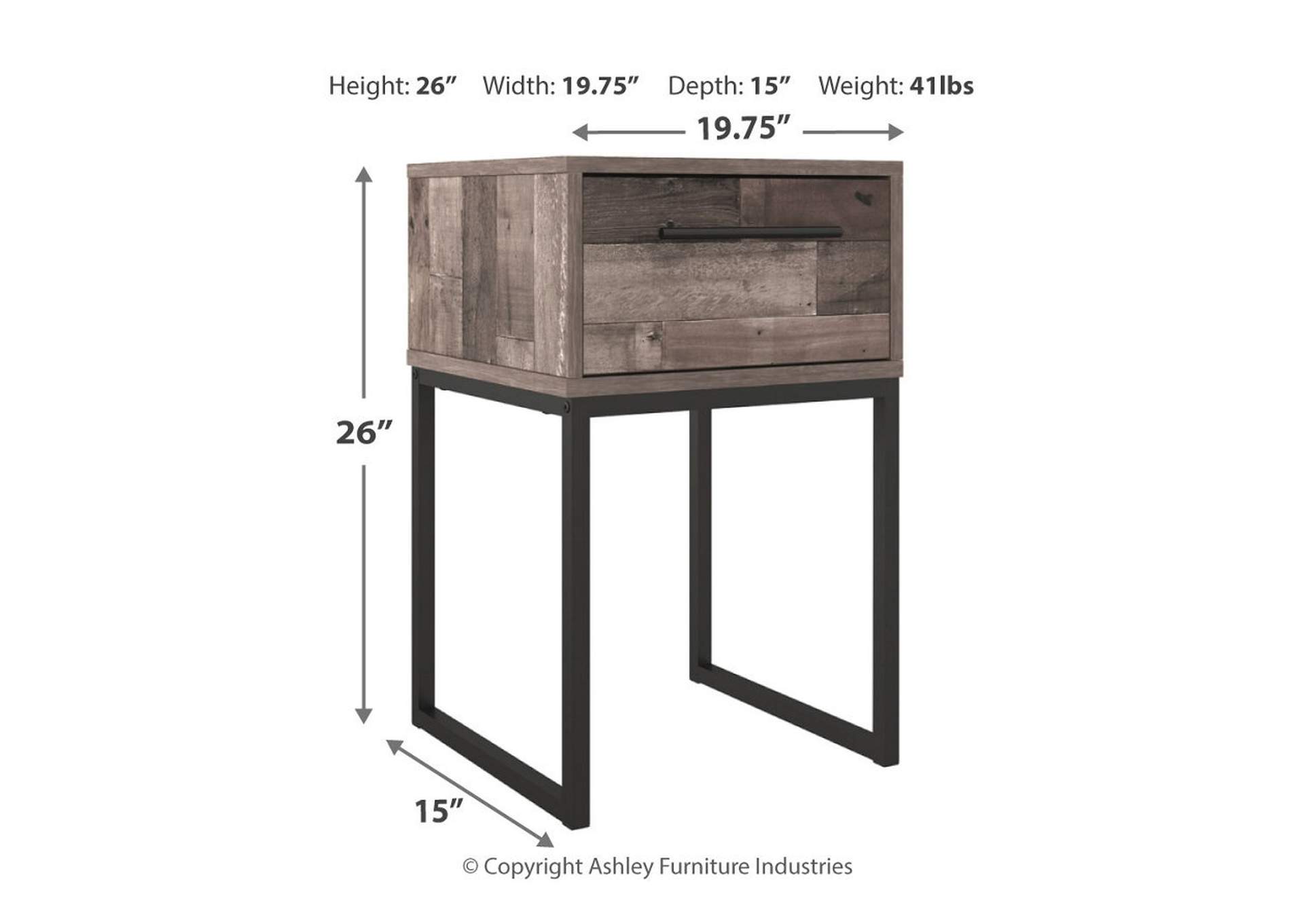 Neilsville Nightstand,Signature Design By Ashley