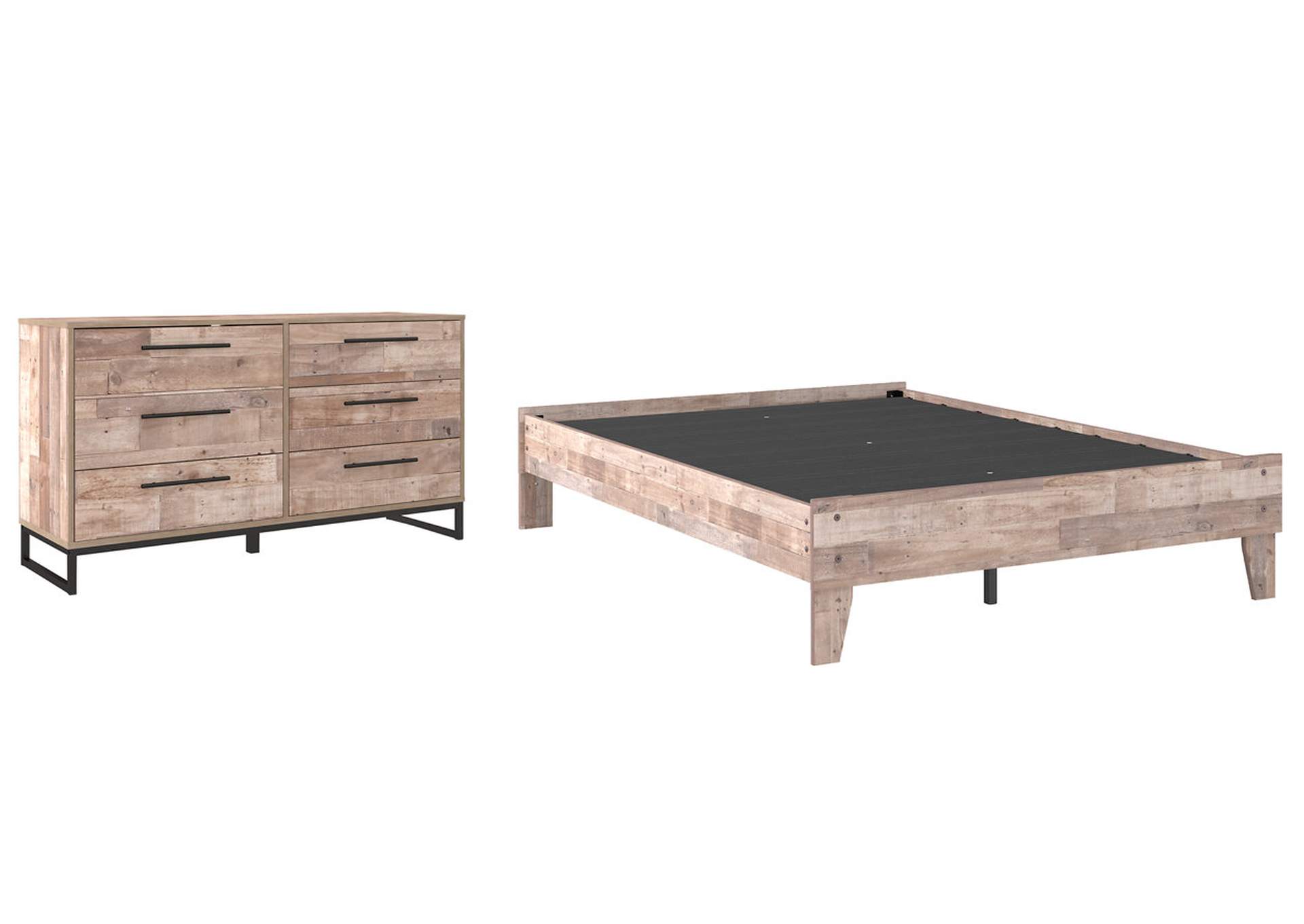 Neilsville Full Platform Bed with Dresser,Signature Design By Ashley