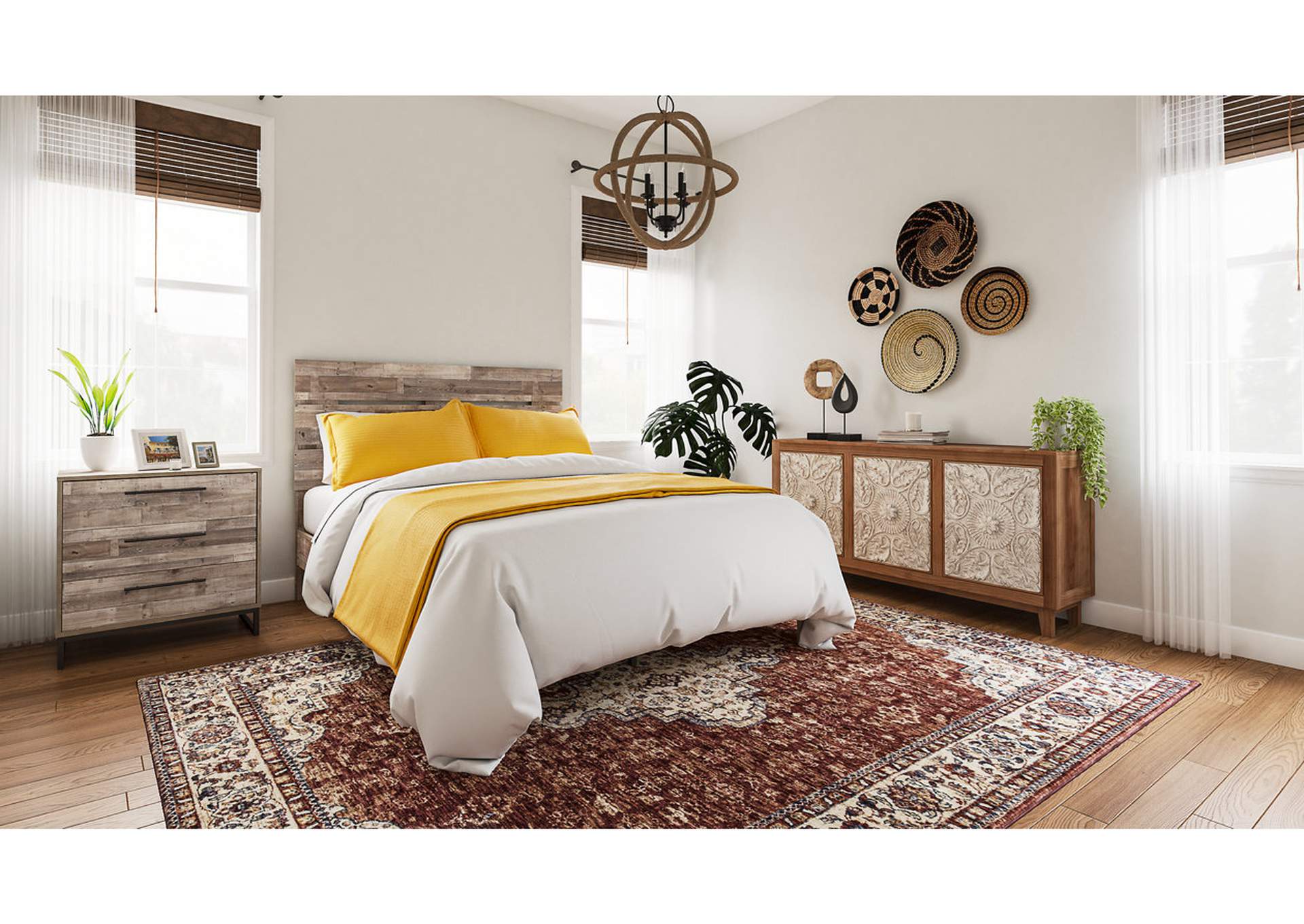 Neilsville Queen Panel Platform Bed,Signature Design By Ashley