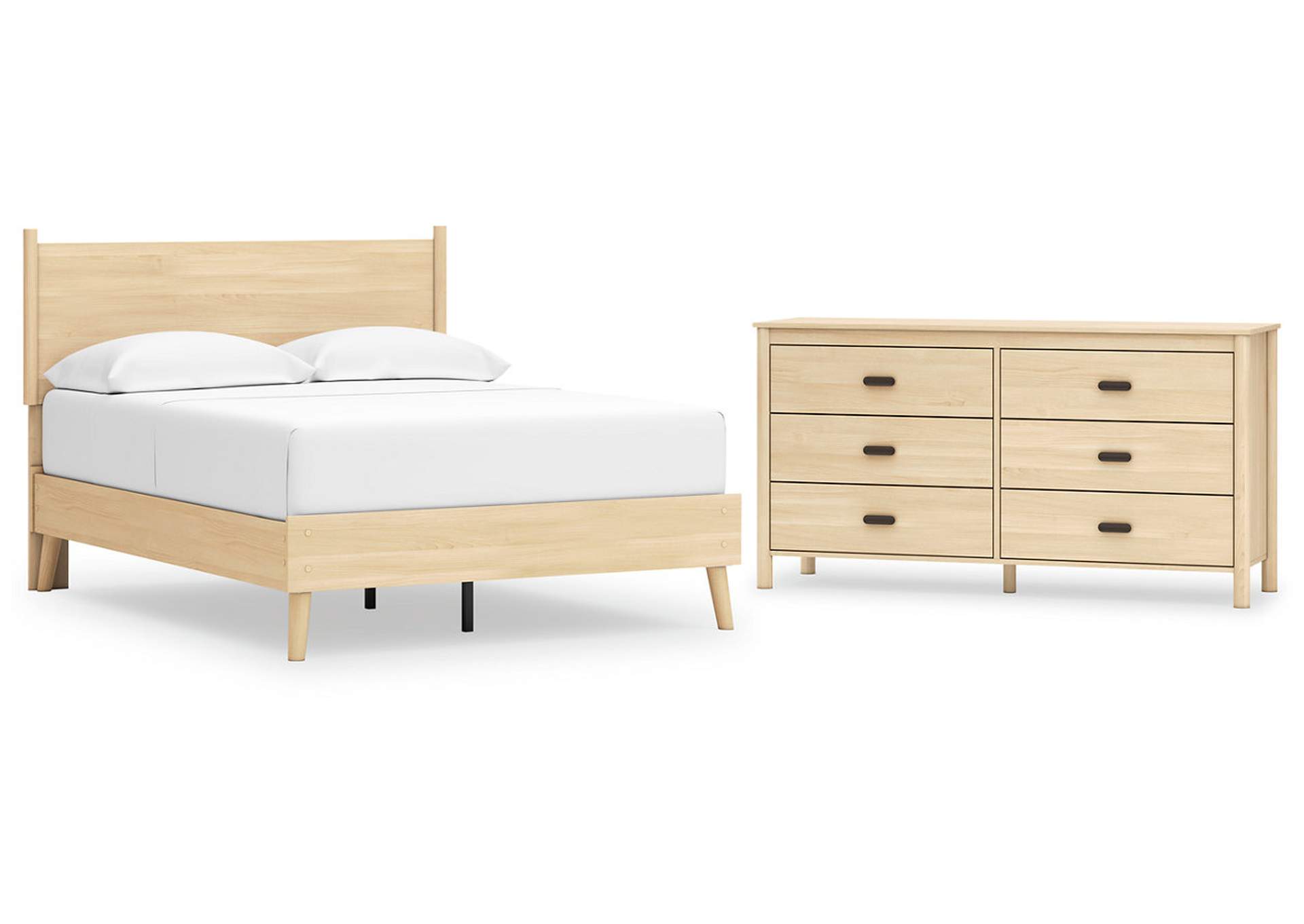 Cabinella Full Platform Panel Bed with Dresser,Signature Design By Ashley